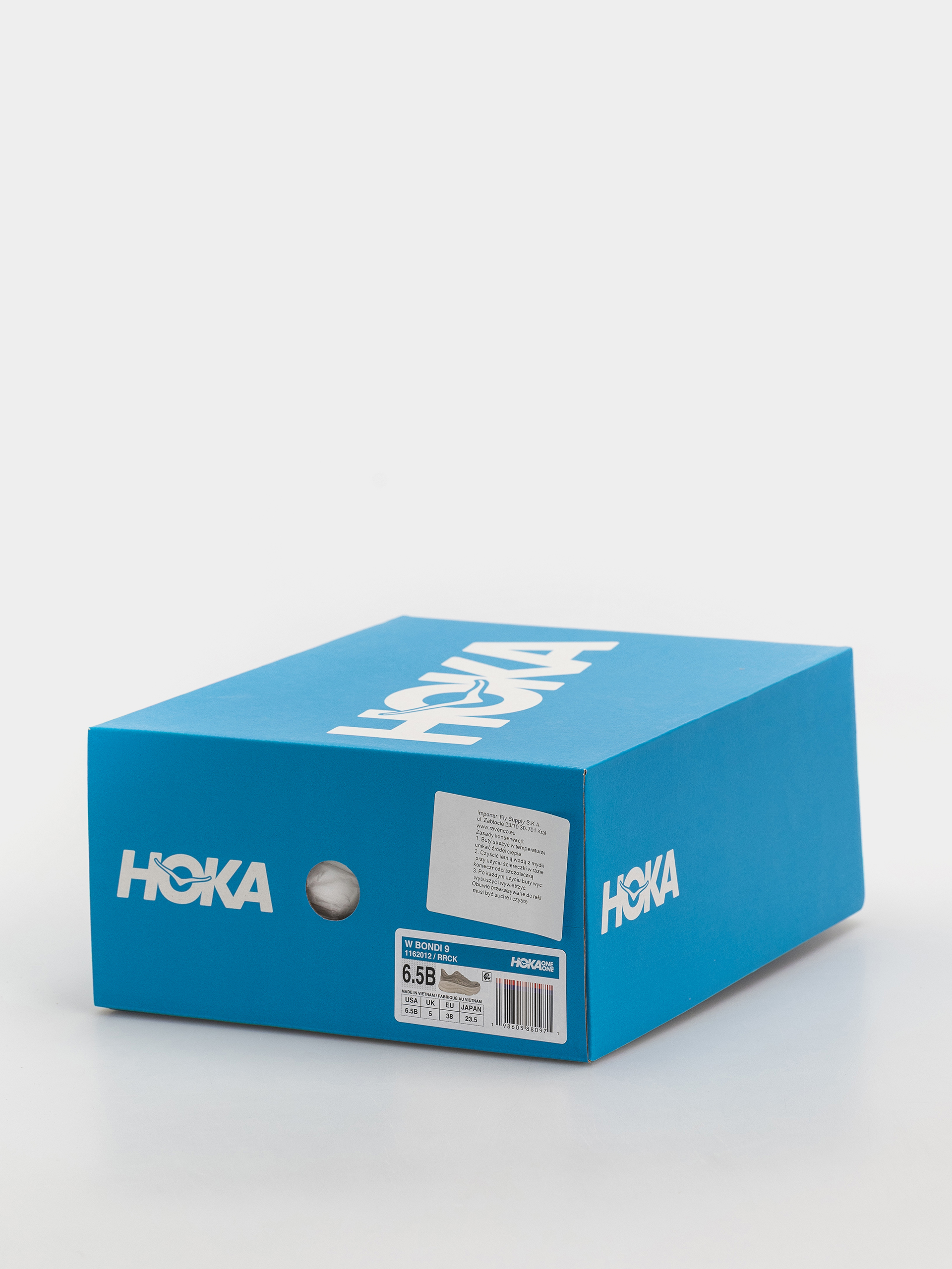Buty Hoka Bondi 9 Wmn (river rock grey/alabaster)