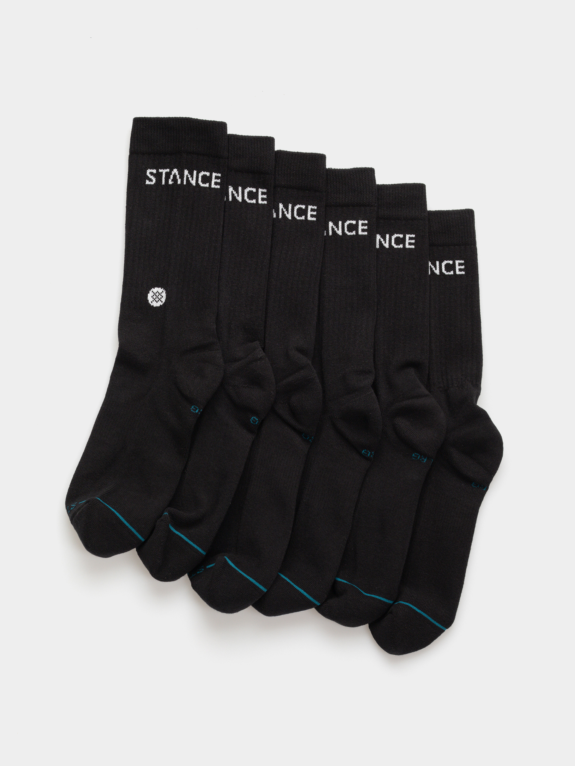 Skarpetki Stance Origin 6 Pack Crew (black)