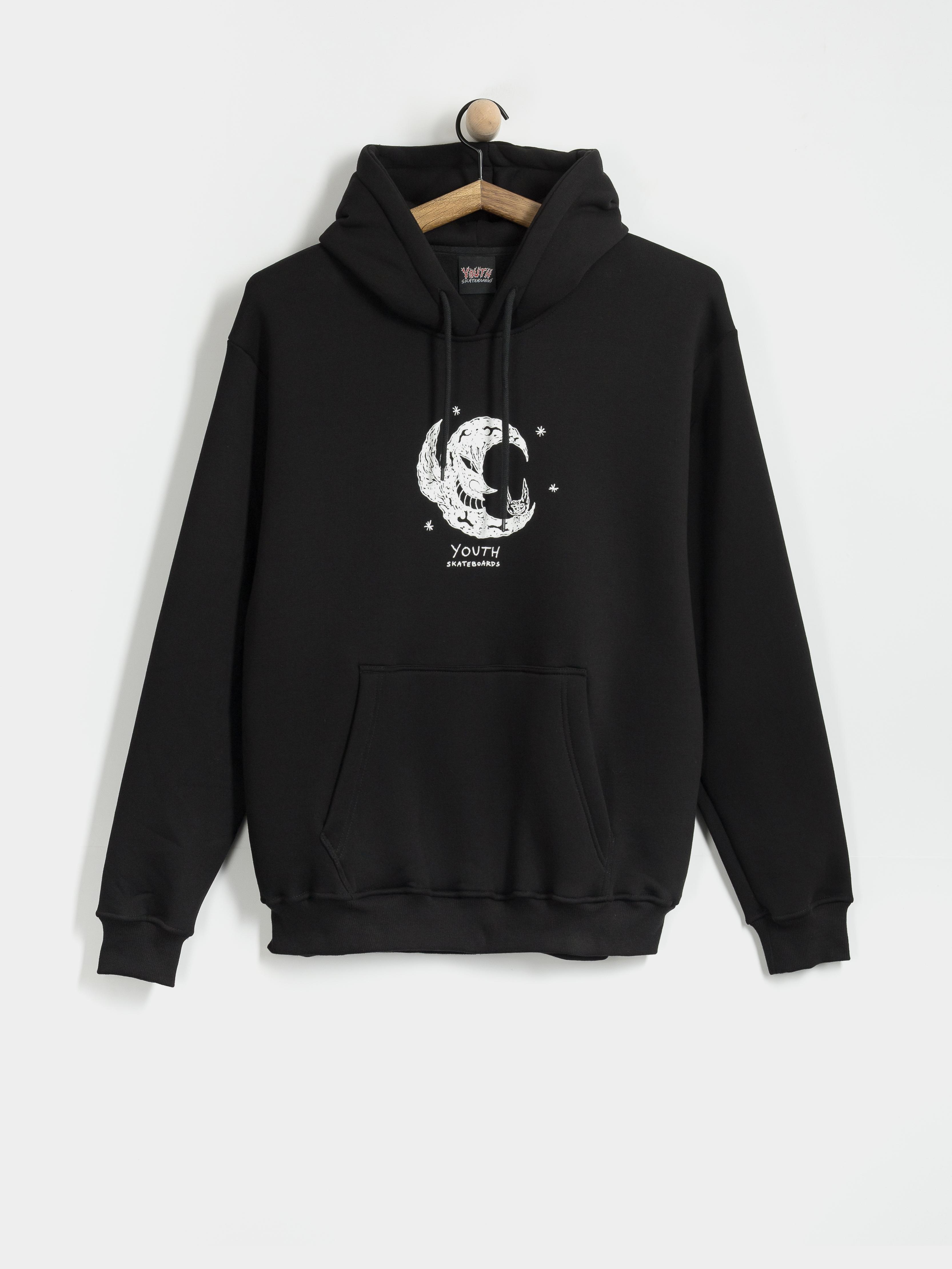 Bluza z kapturem Youth Skateboards Moon Goblin HD (black)
