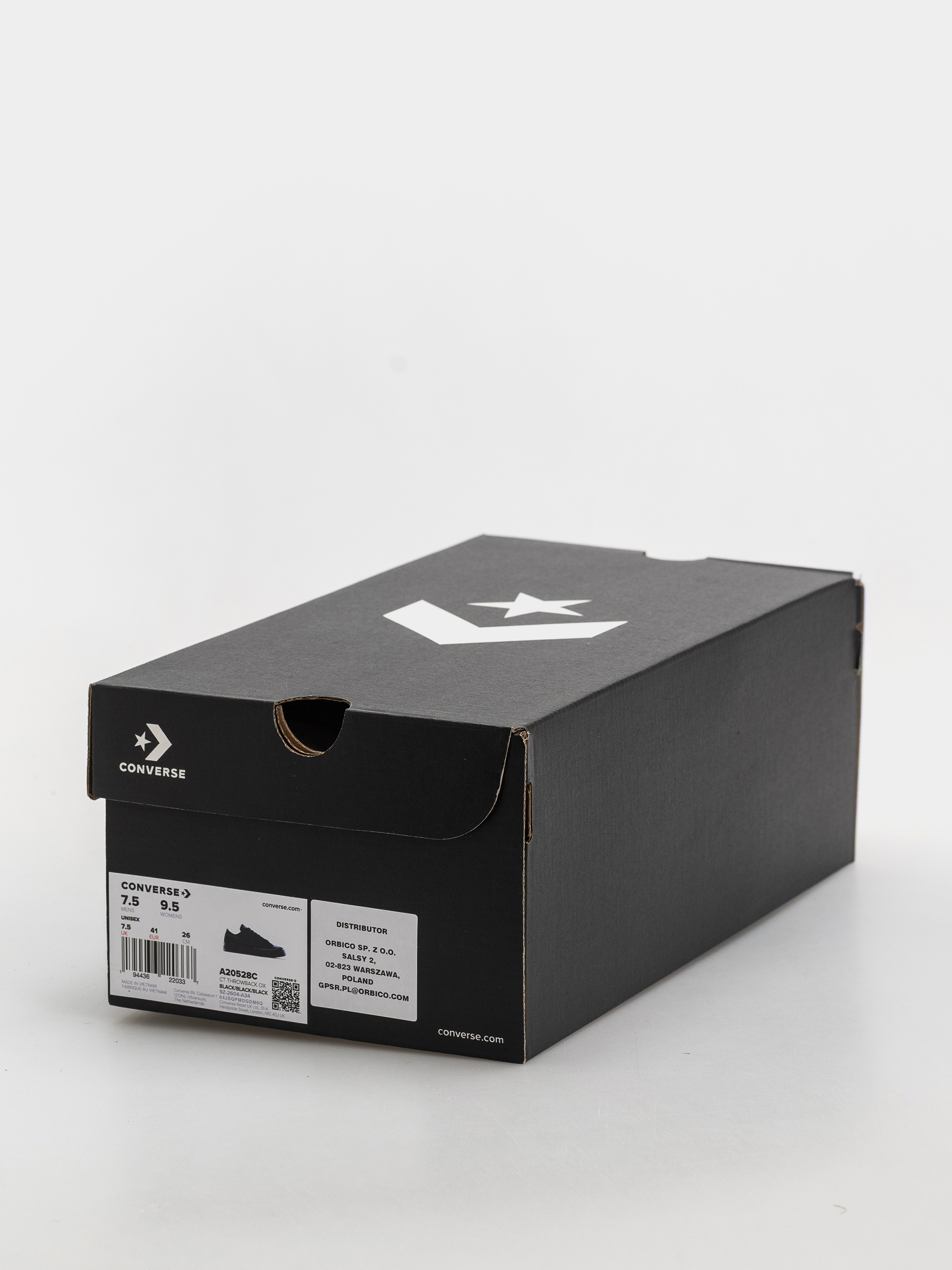 Trampki Converse Chuck Taylor Throwback Ox (black/black/black)