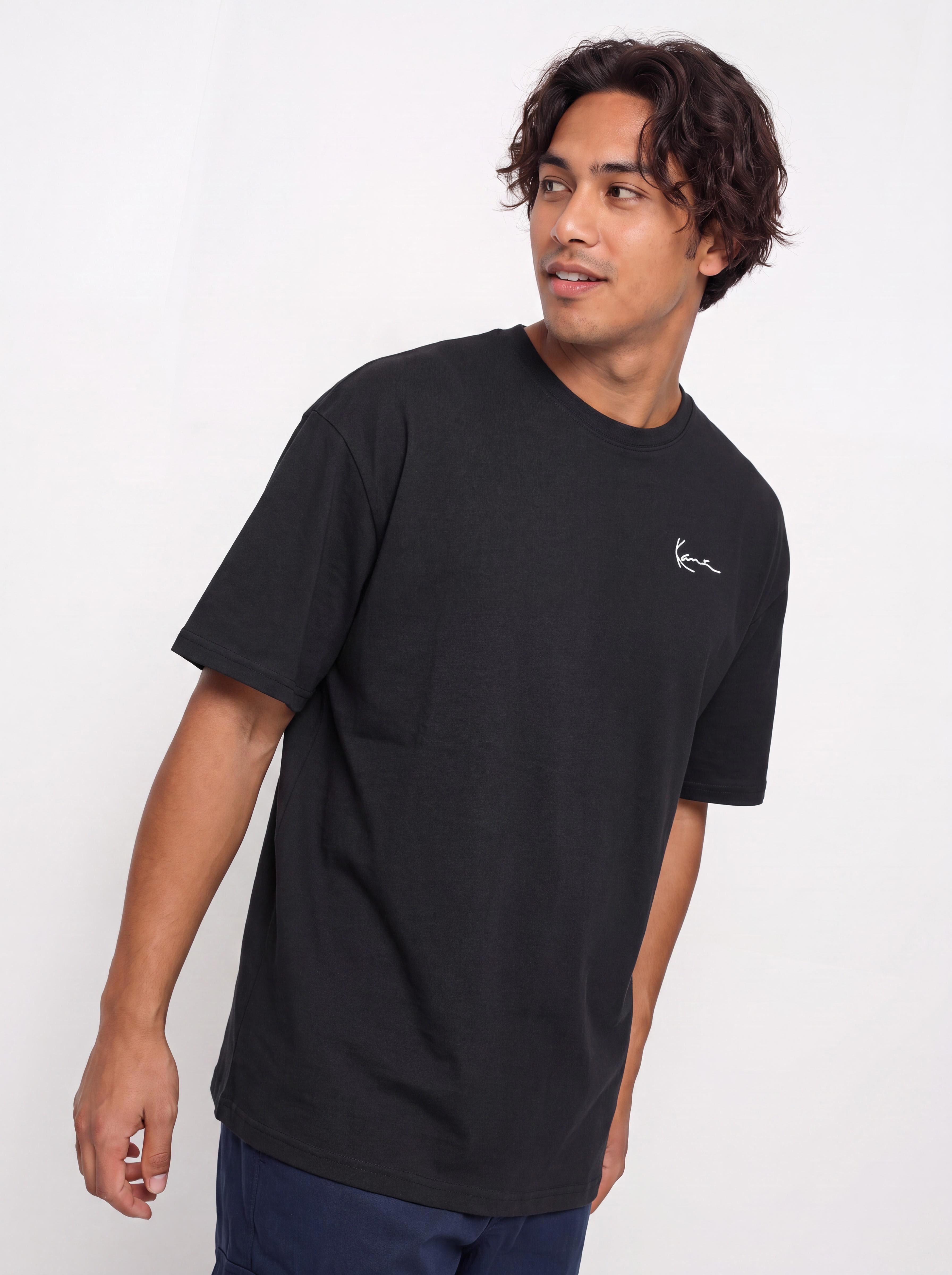 T-shirt Karl Kani Signature Oversized (black)