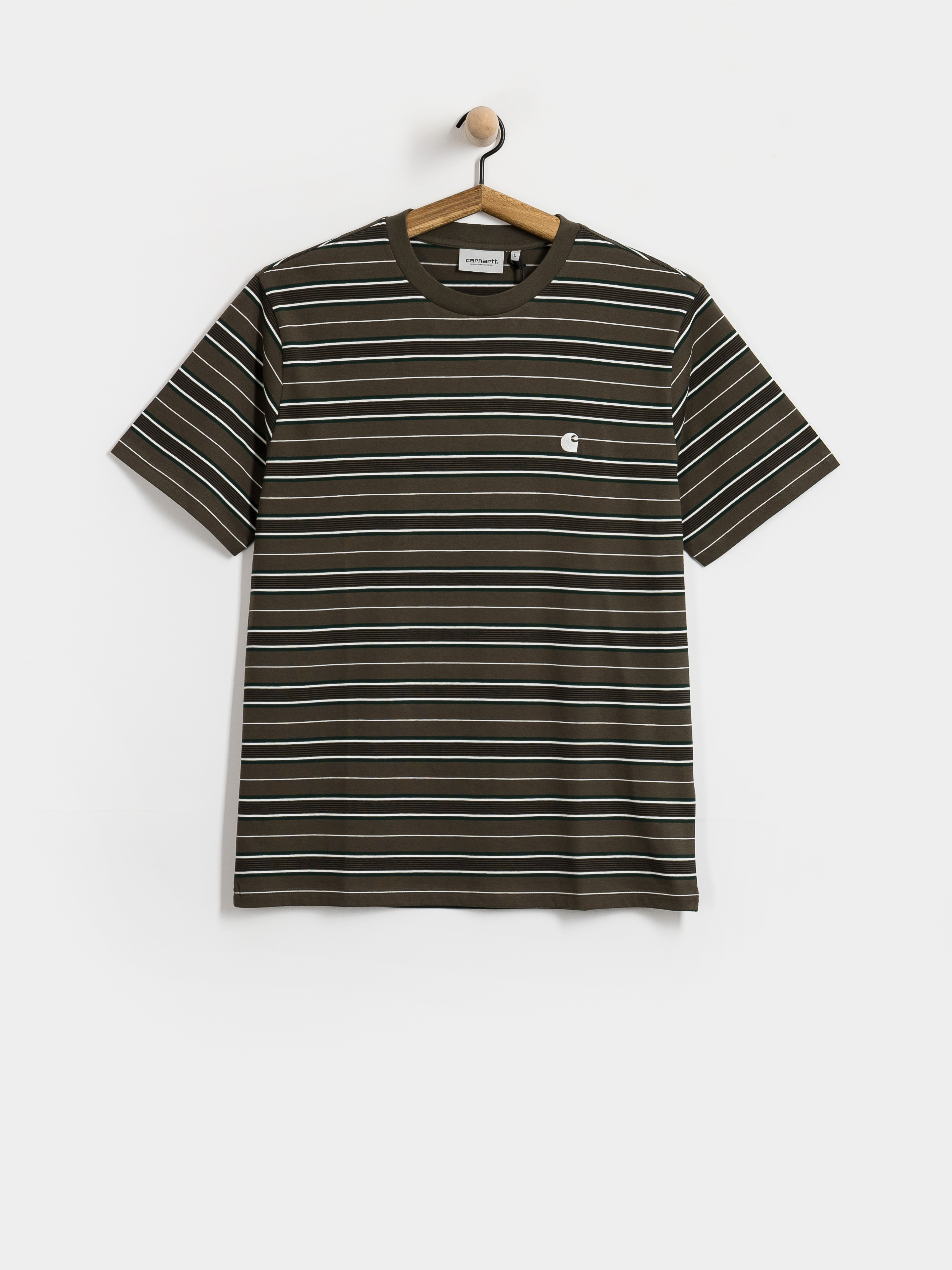 T-shirt Carhartt WIP Bronson (bronson stripe cypress)