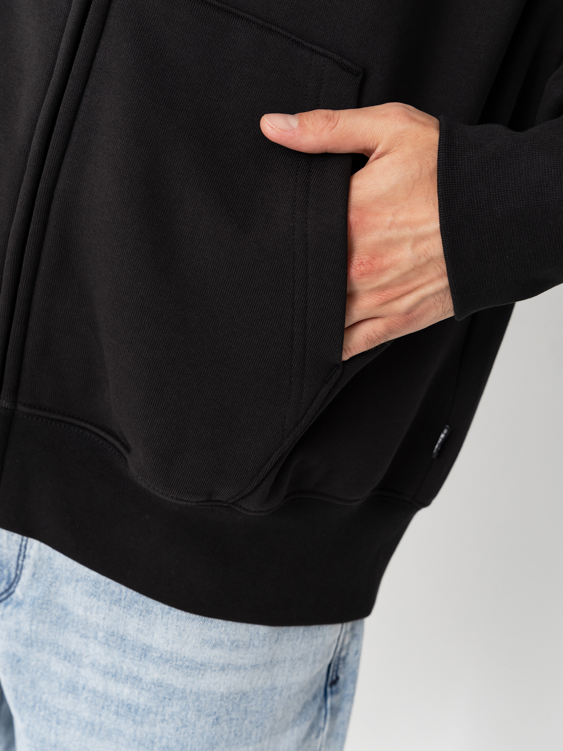 Bluza z kapturem Vans Left Chest ZHD (black)
