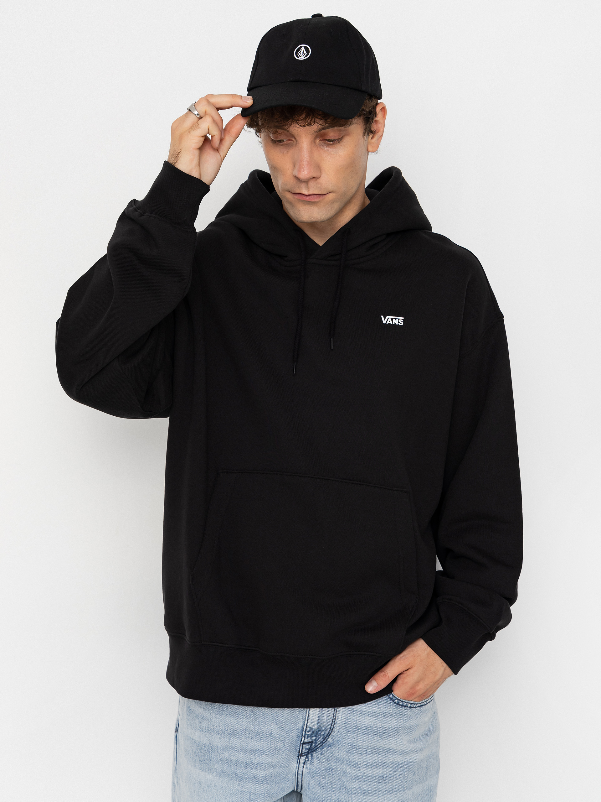 Bluza z kapturem Vans Left Chest HD (black)