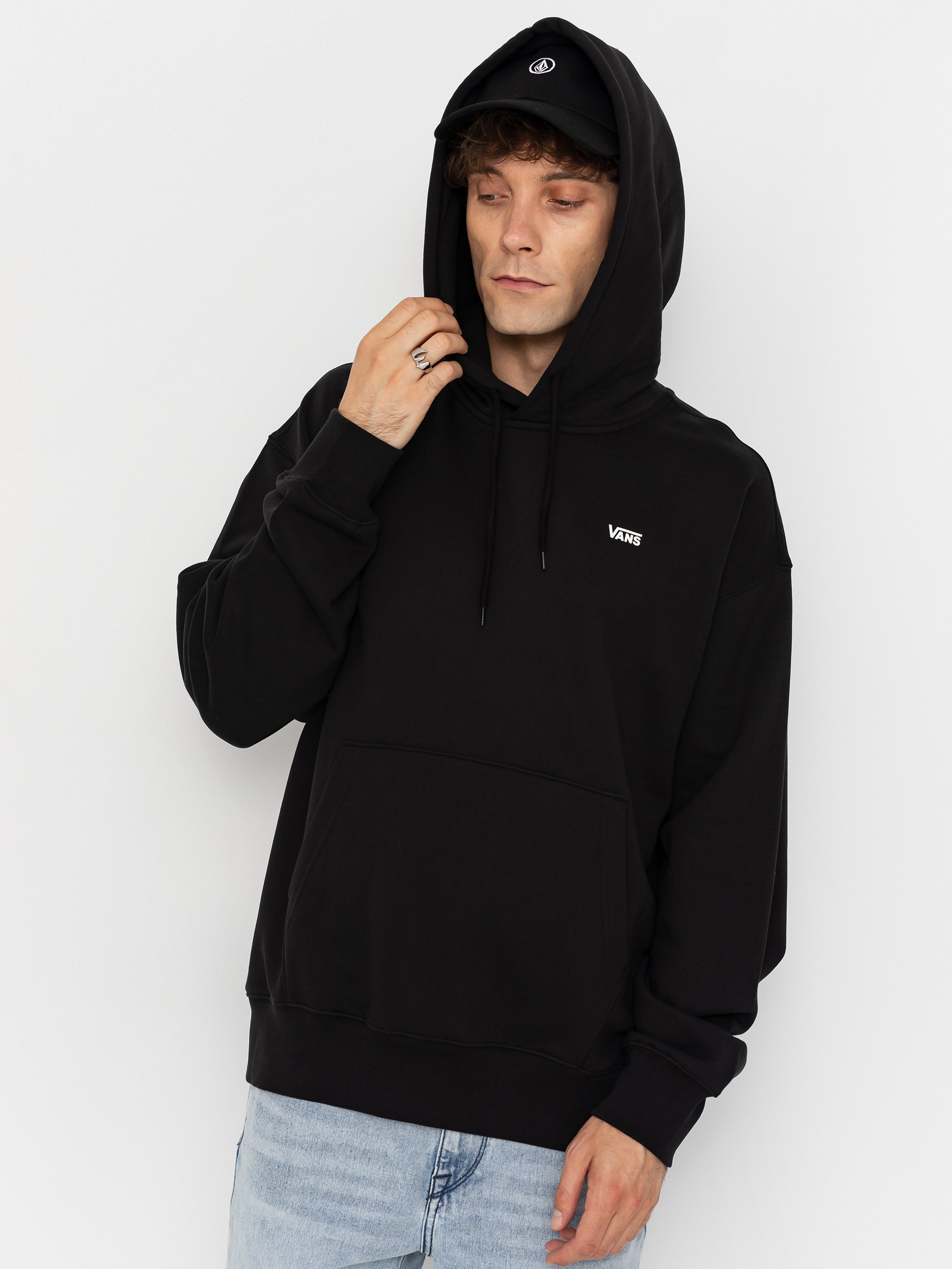 Bluza z kapturem Vans Left Chest HD (black)