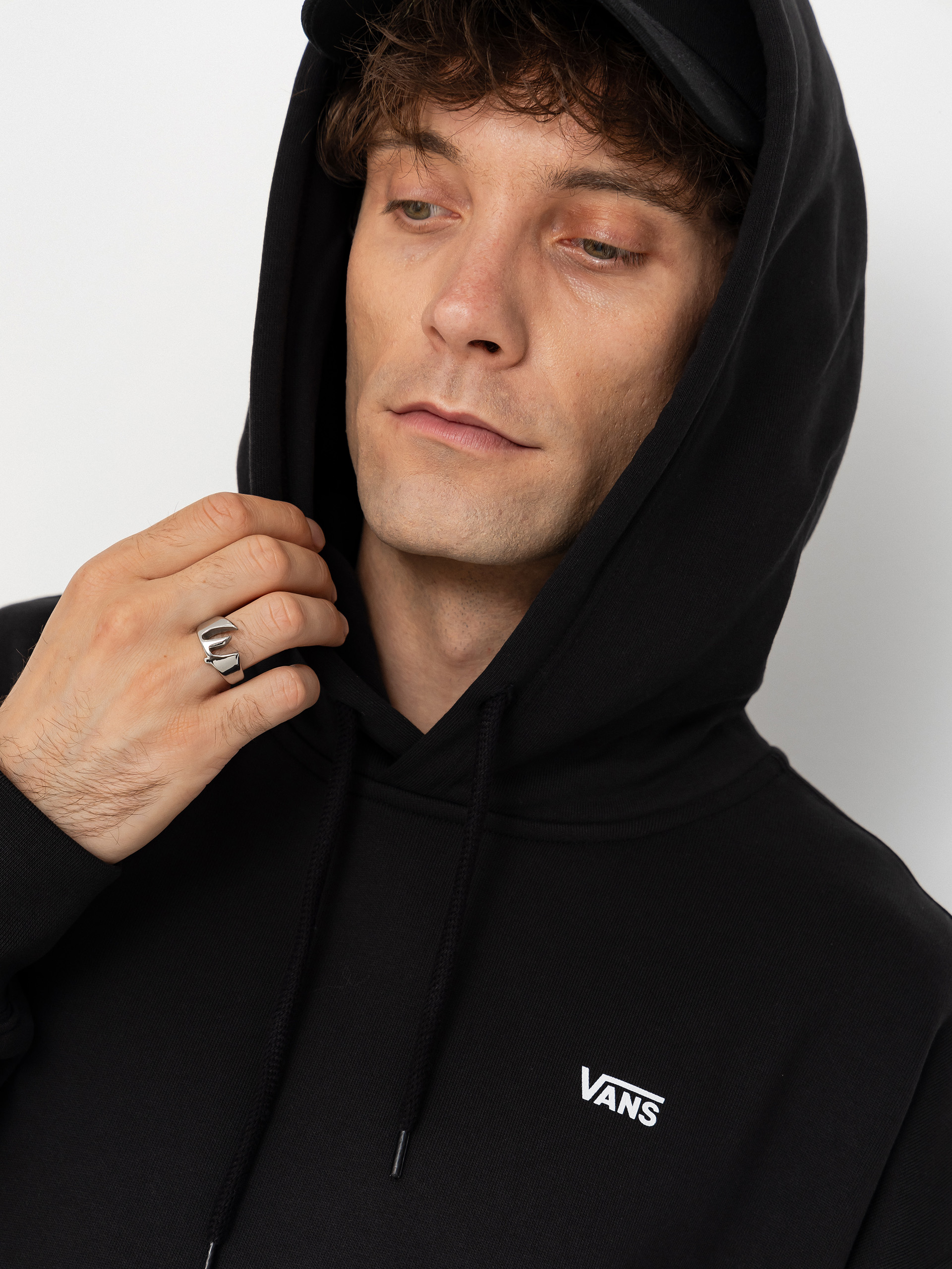 Bluza z kapturem Vans Left Chest HD (black)