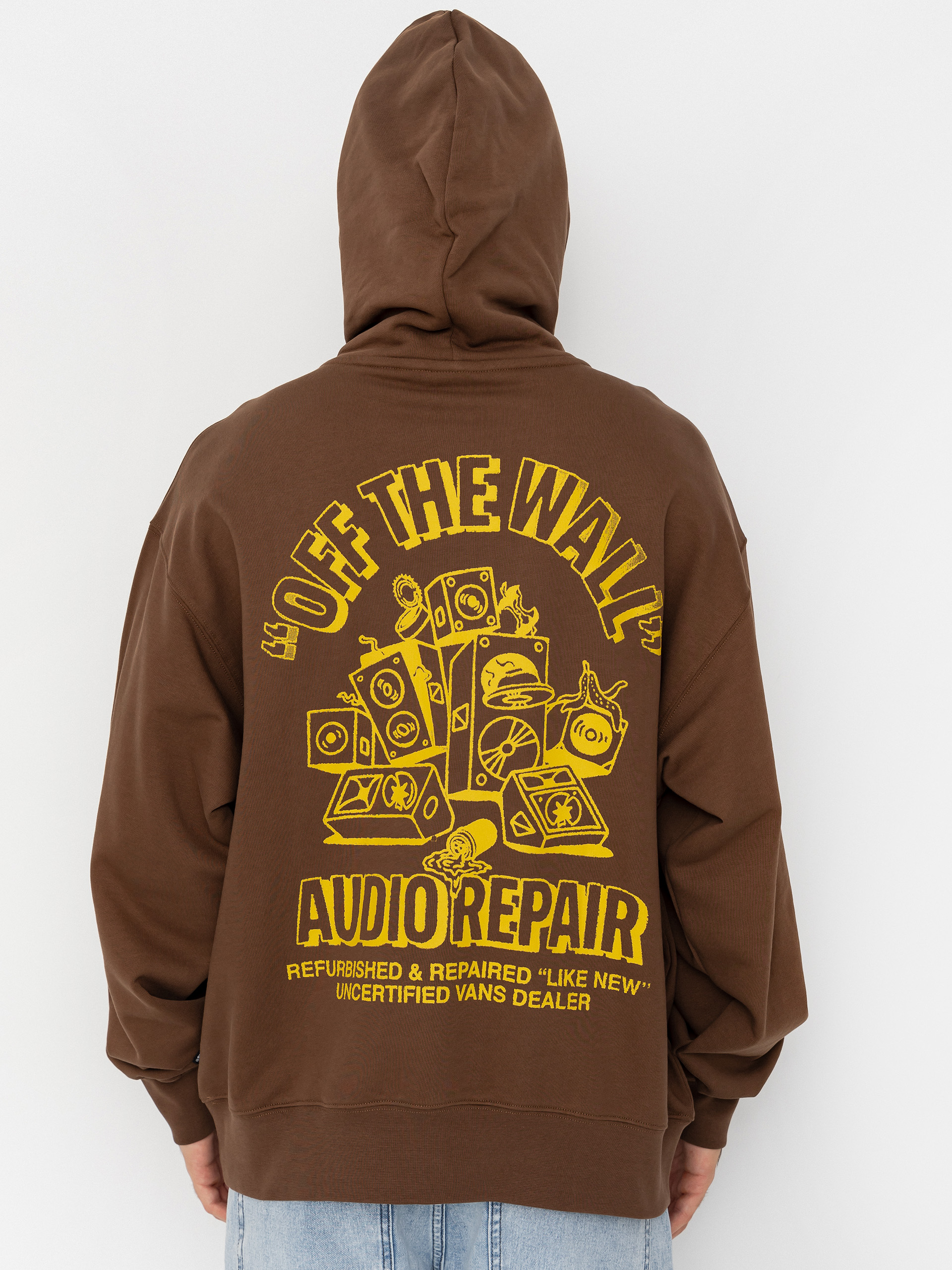 Bluza z kapturem Vans Refurbed HD (vintage cocoa)