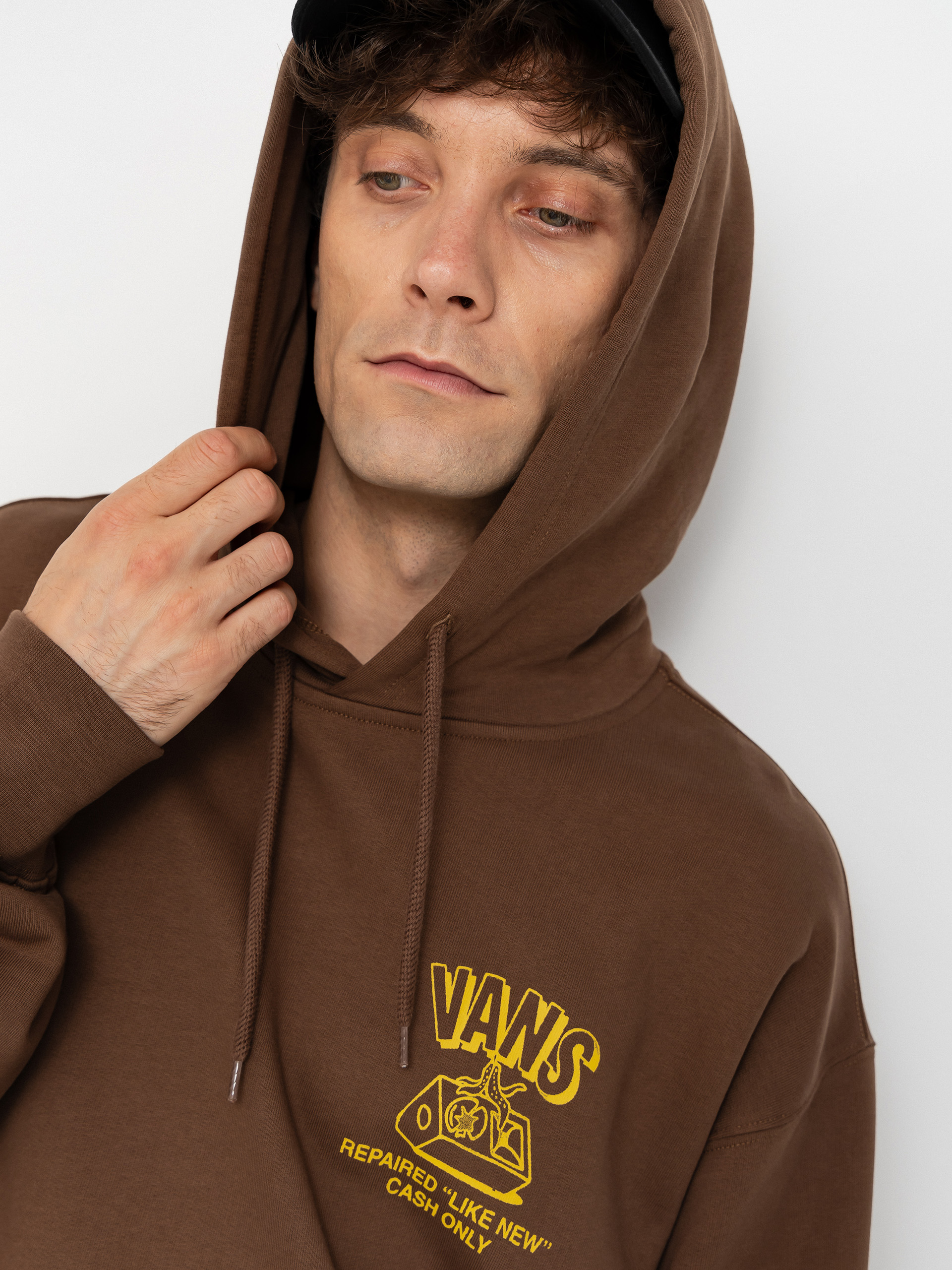 Bluza z kapturem Vans Refurbed HD (vintage cocoa)