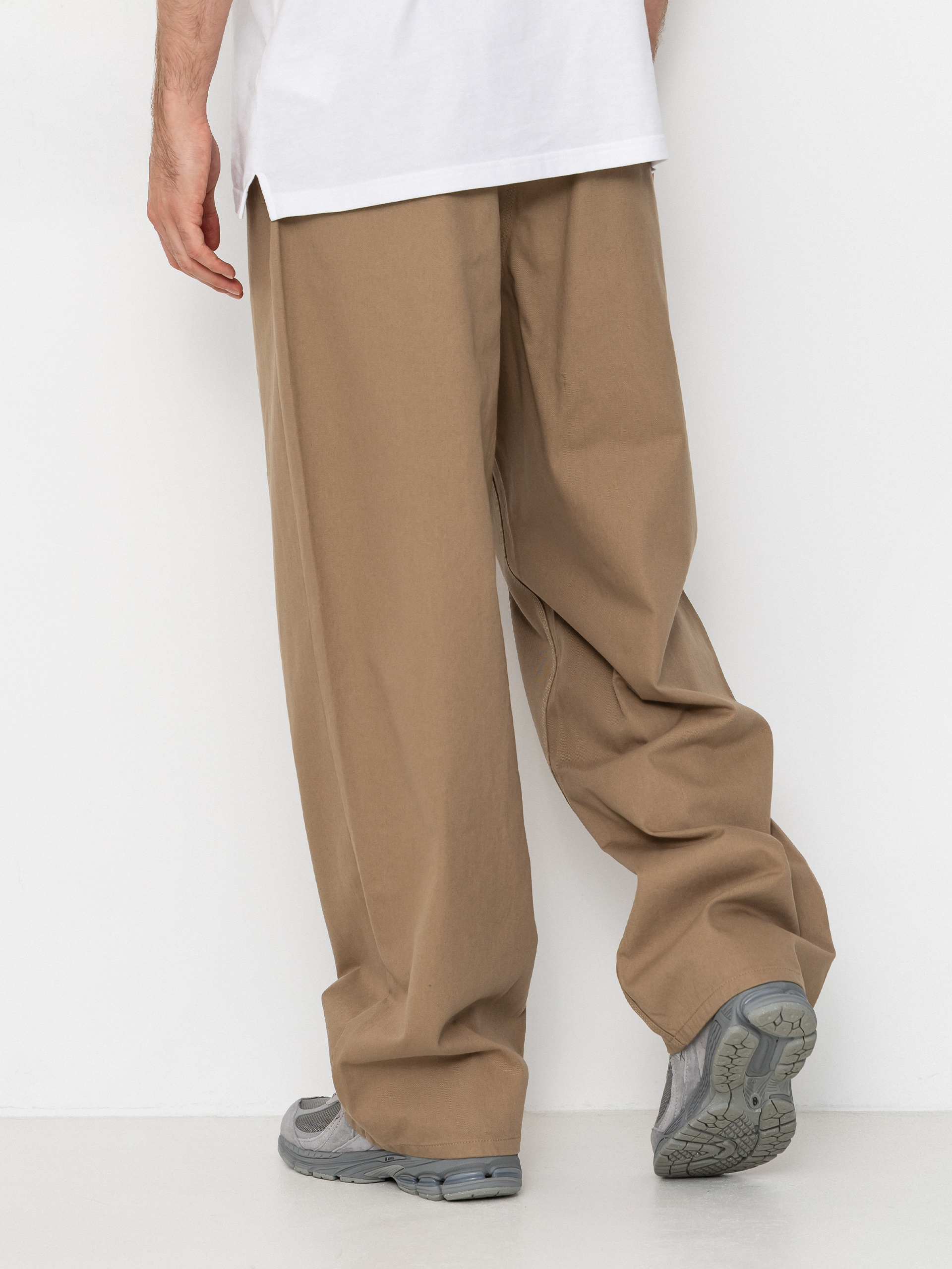 Spodnie Volcom Baggos Pleat (khaki)