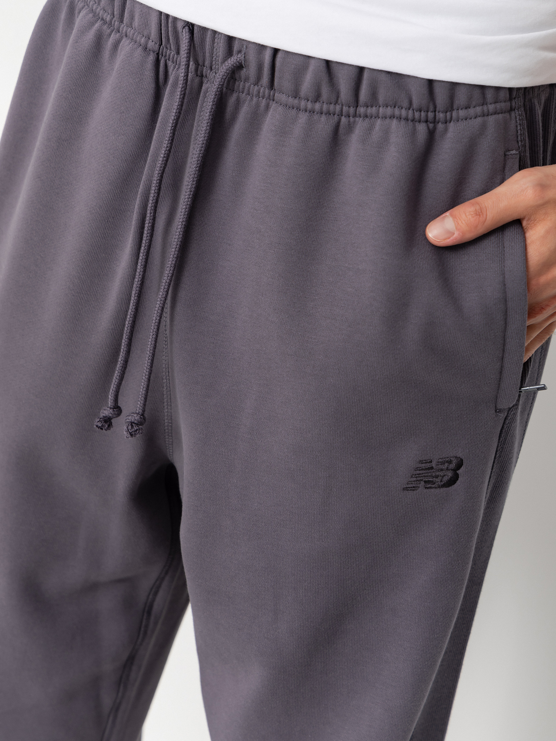 Spodnie New Balance Athletics French Terry Jogger (neptune grey)