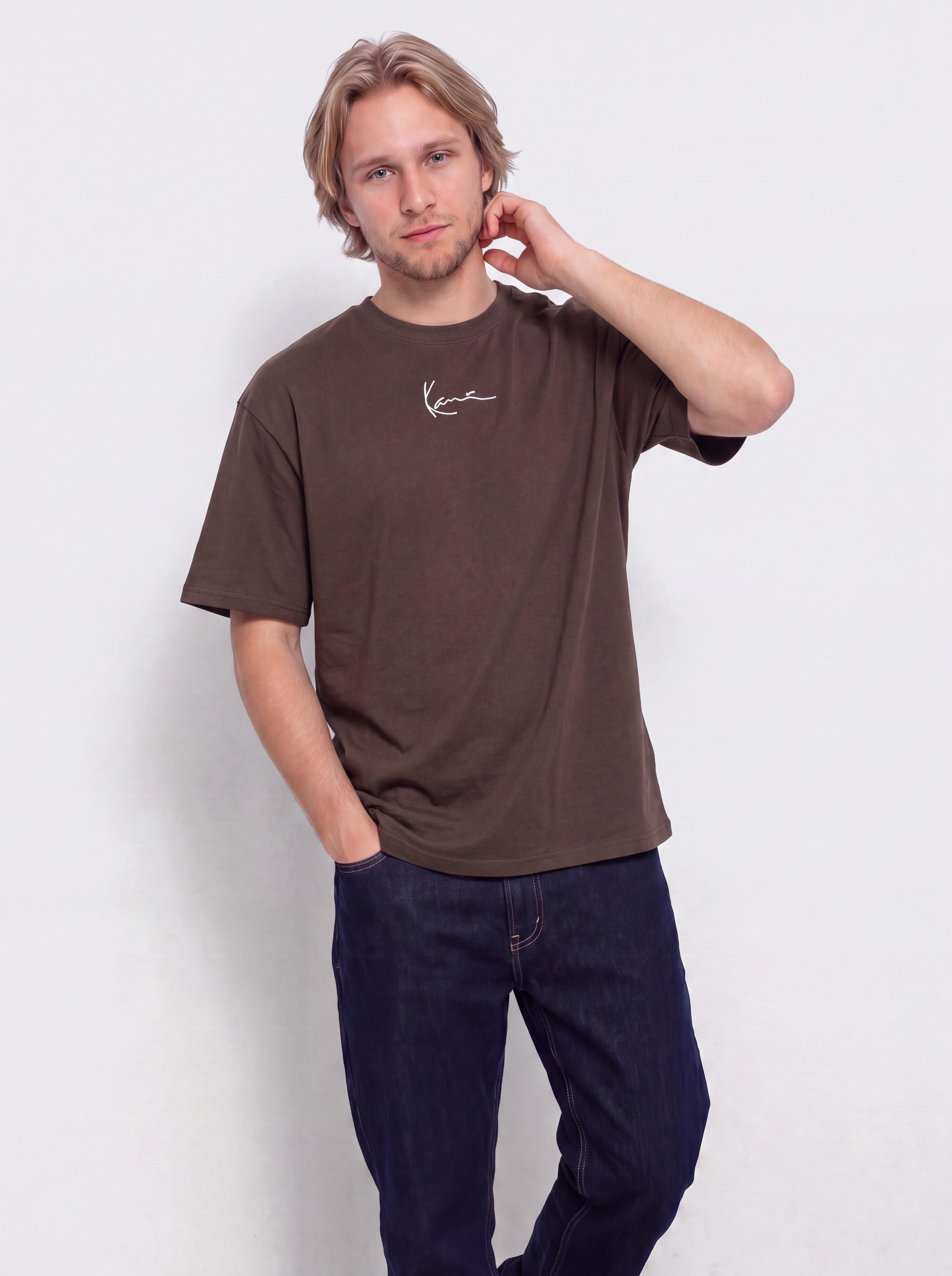 T-shirt Karl Kani Small Signature Essential (brown)