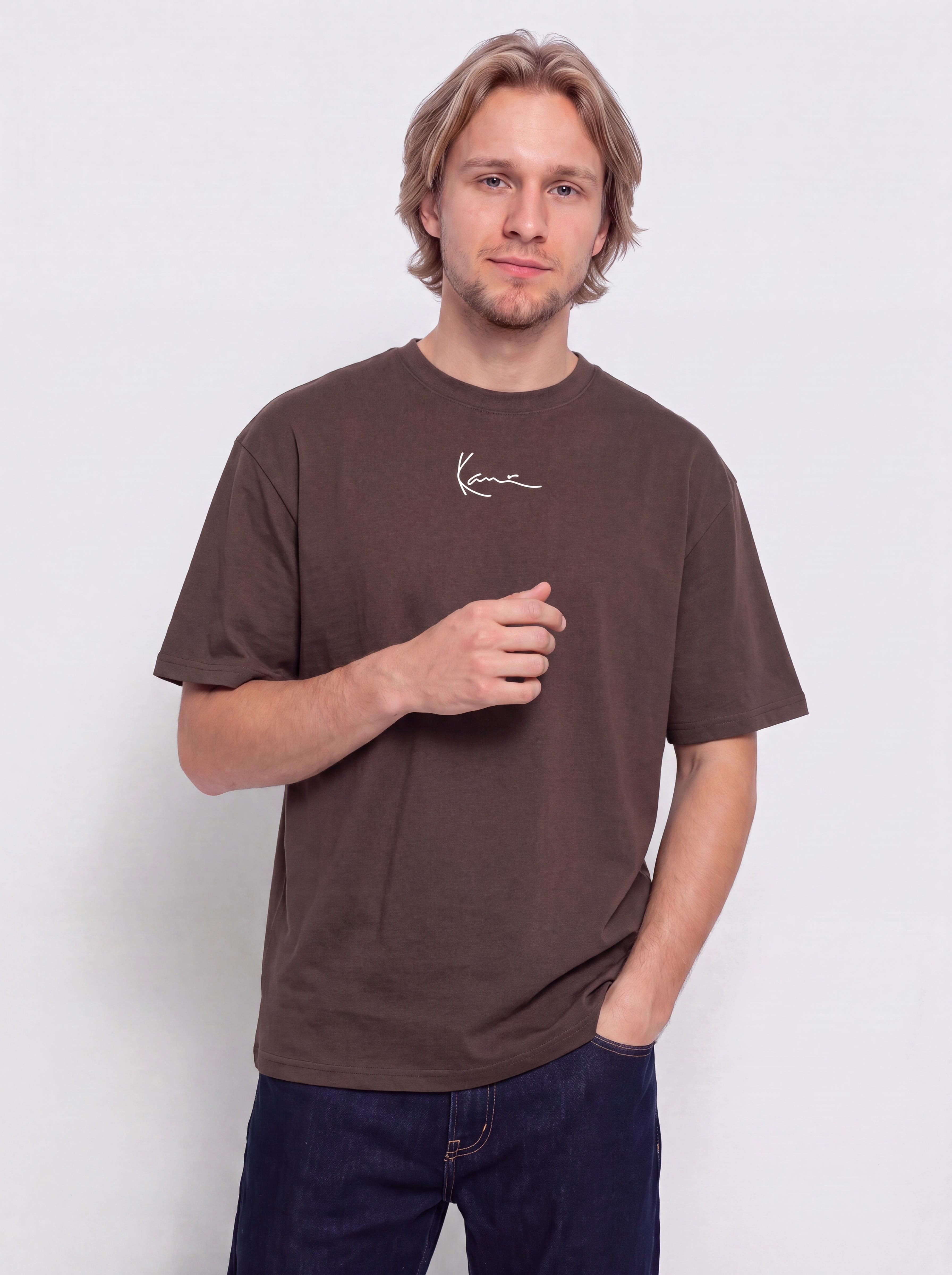T-shirt Karl Kani Small Signature Essential (brown)