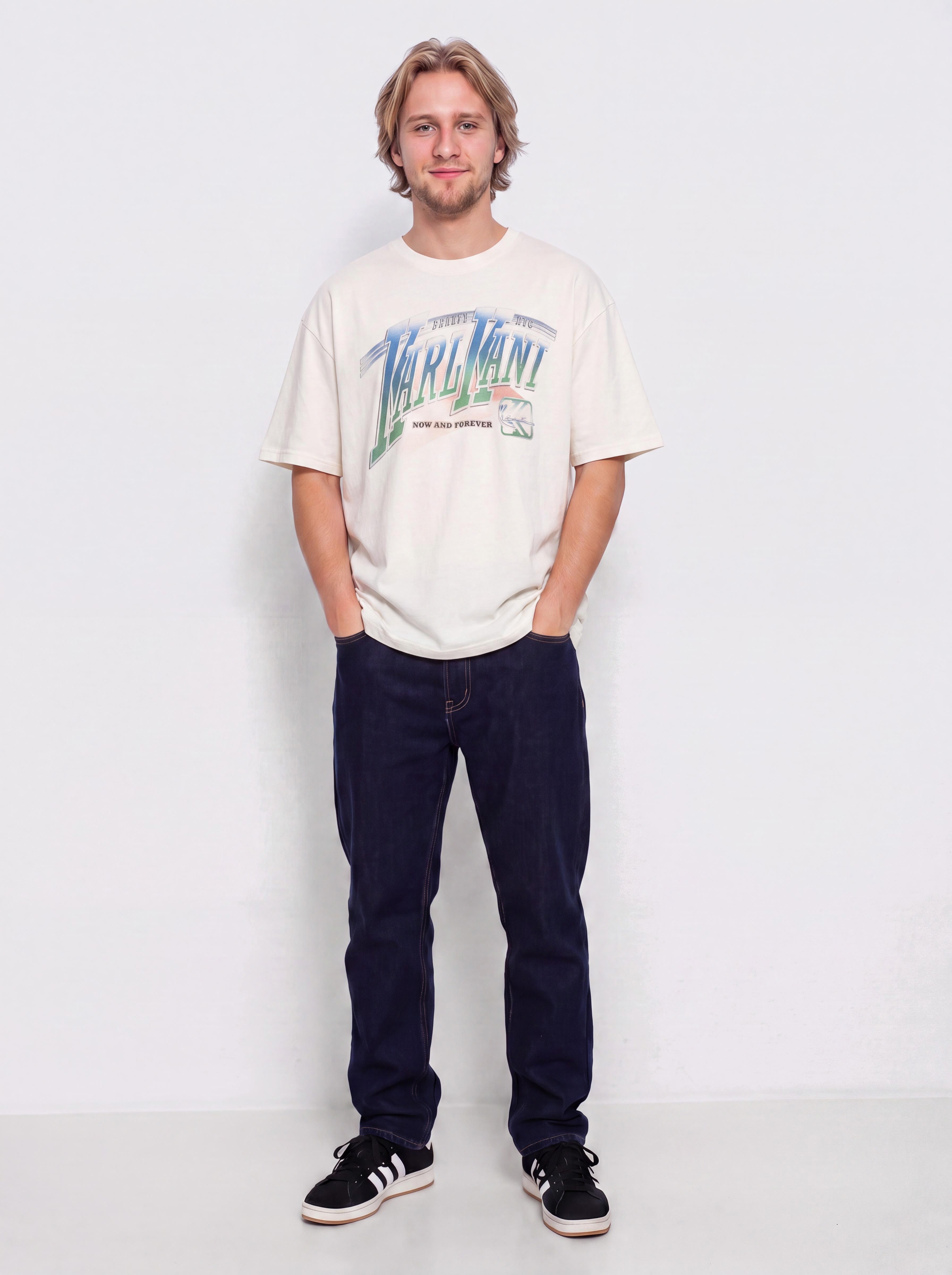 T-shirt Karl Kani Sport Gradient Boxy (white)