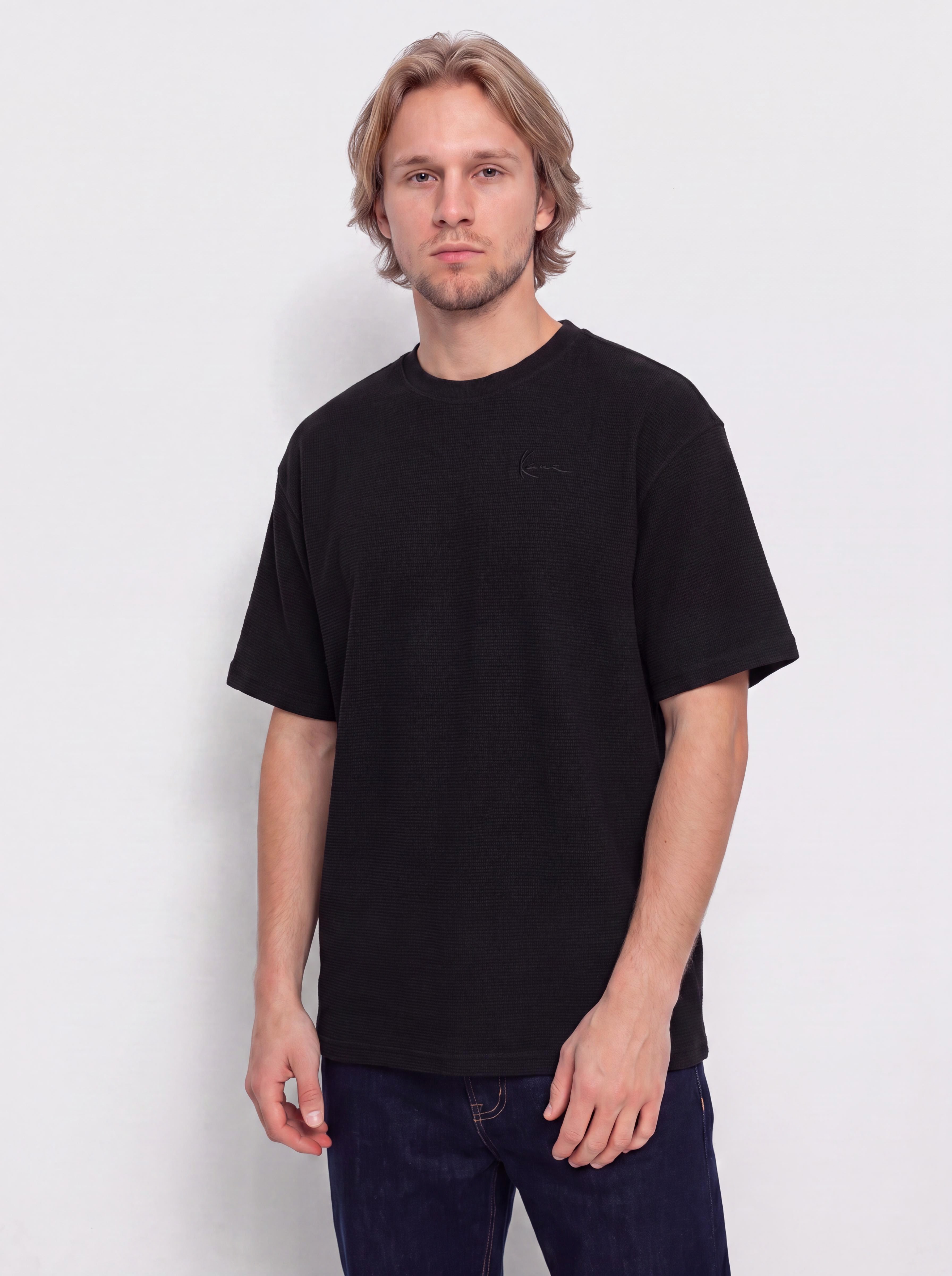 T-shirt Karl Kani Signature Waffle (black)