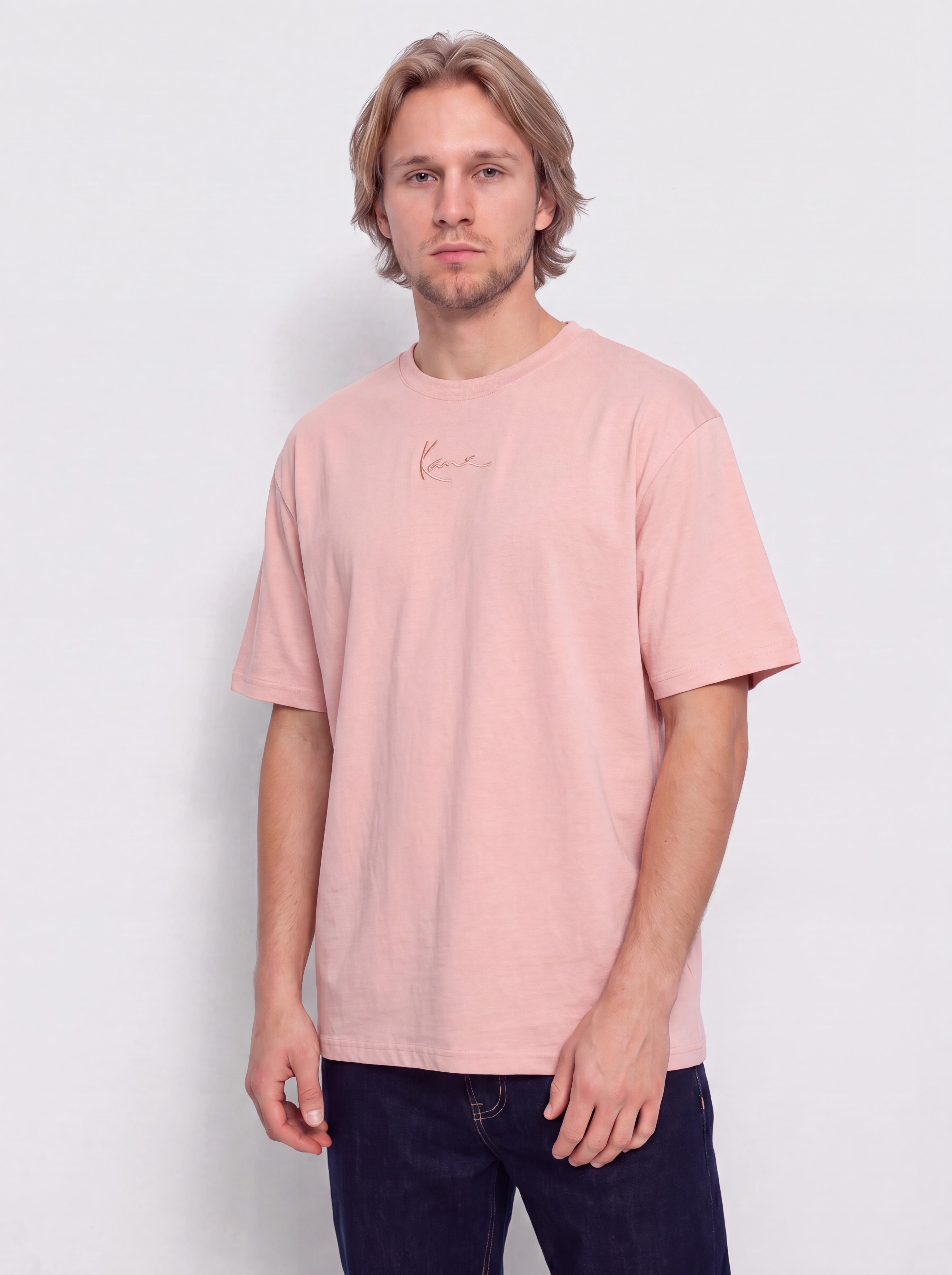 T-shirt Karl Kani Small Signature Essential (pink)