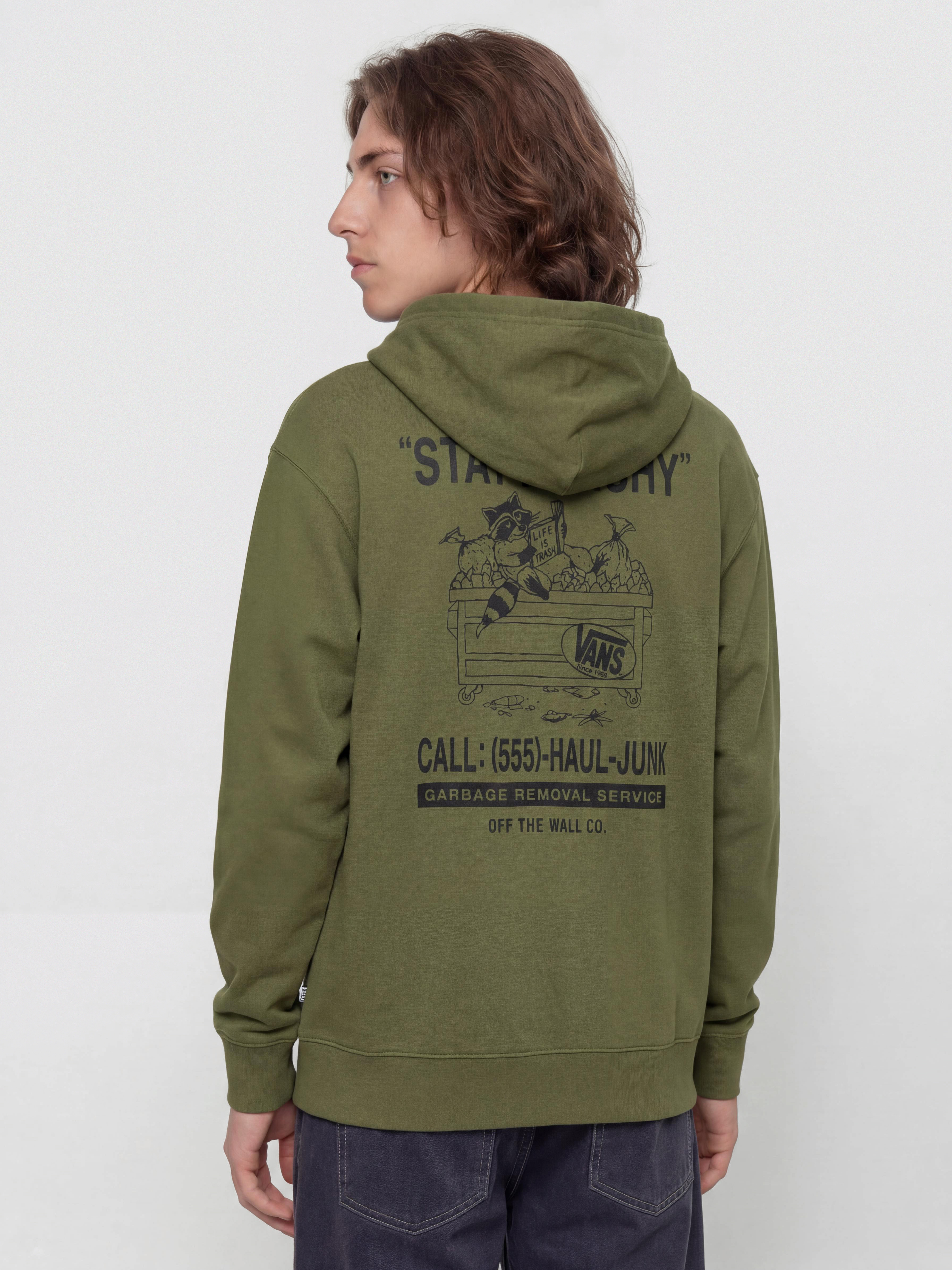 Bluza z kapturem Vans Trashy HD (green balsam)