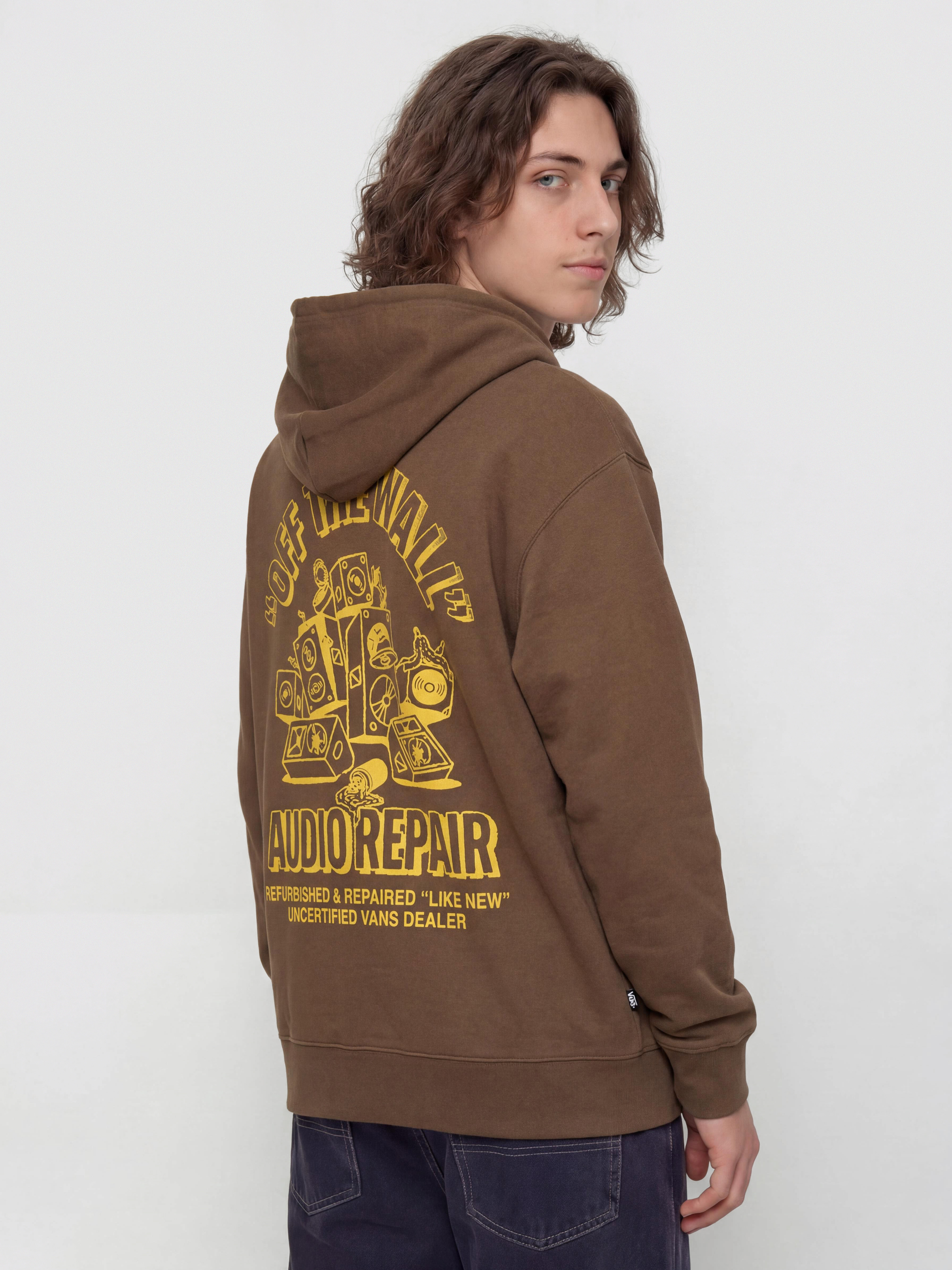 Bluza z kapturem Vans Refurbed HD (vintage cocoa)