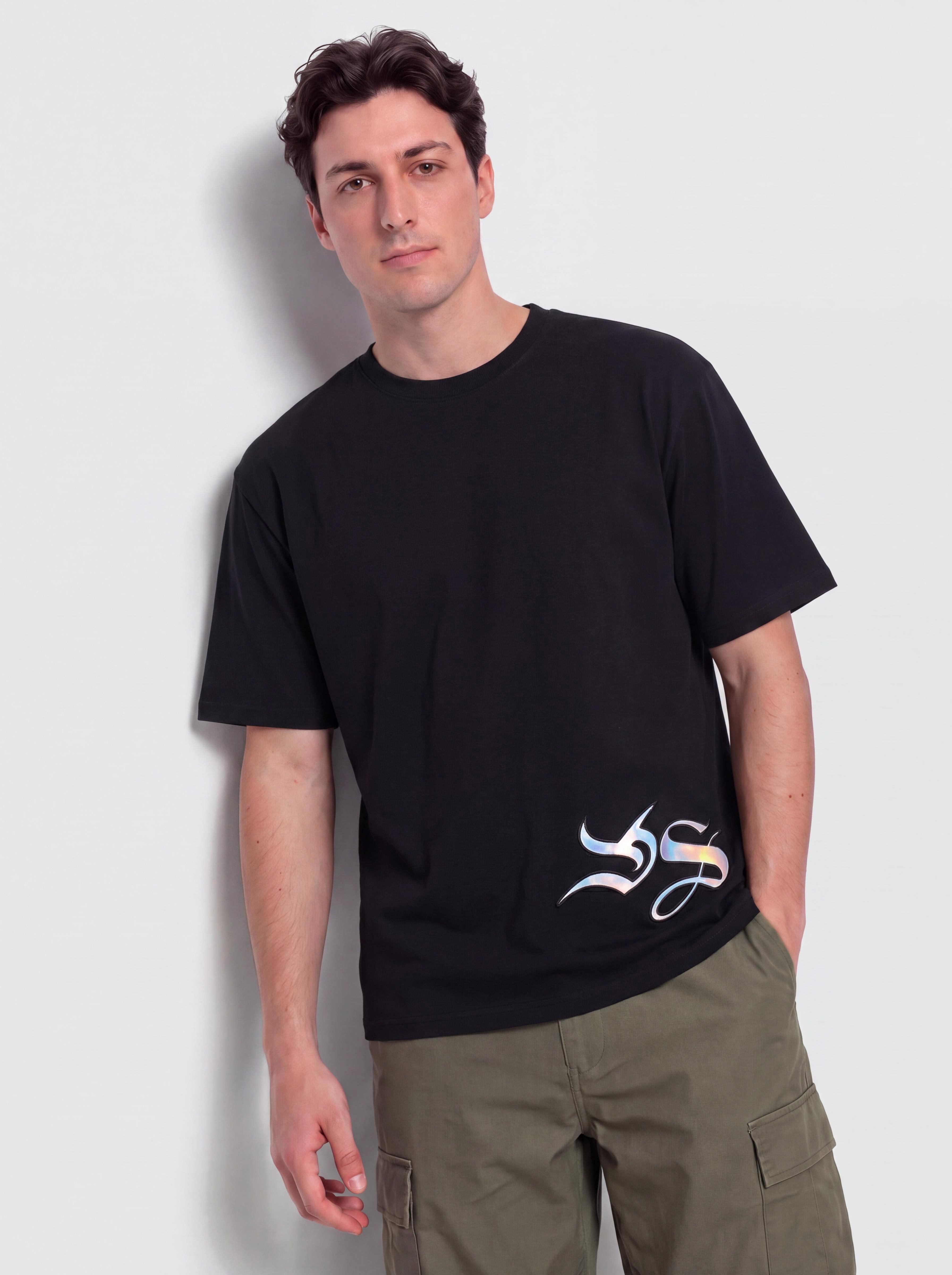 T-shirt Yardsale YS Applique (black)