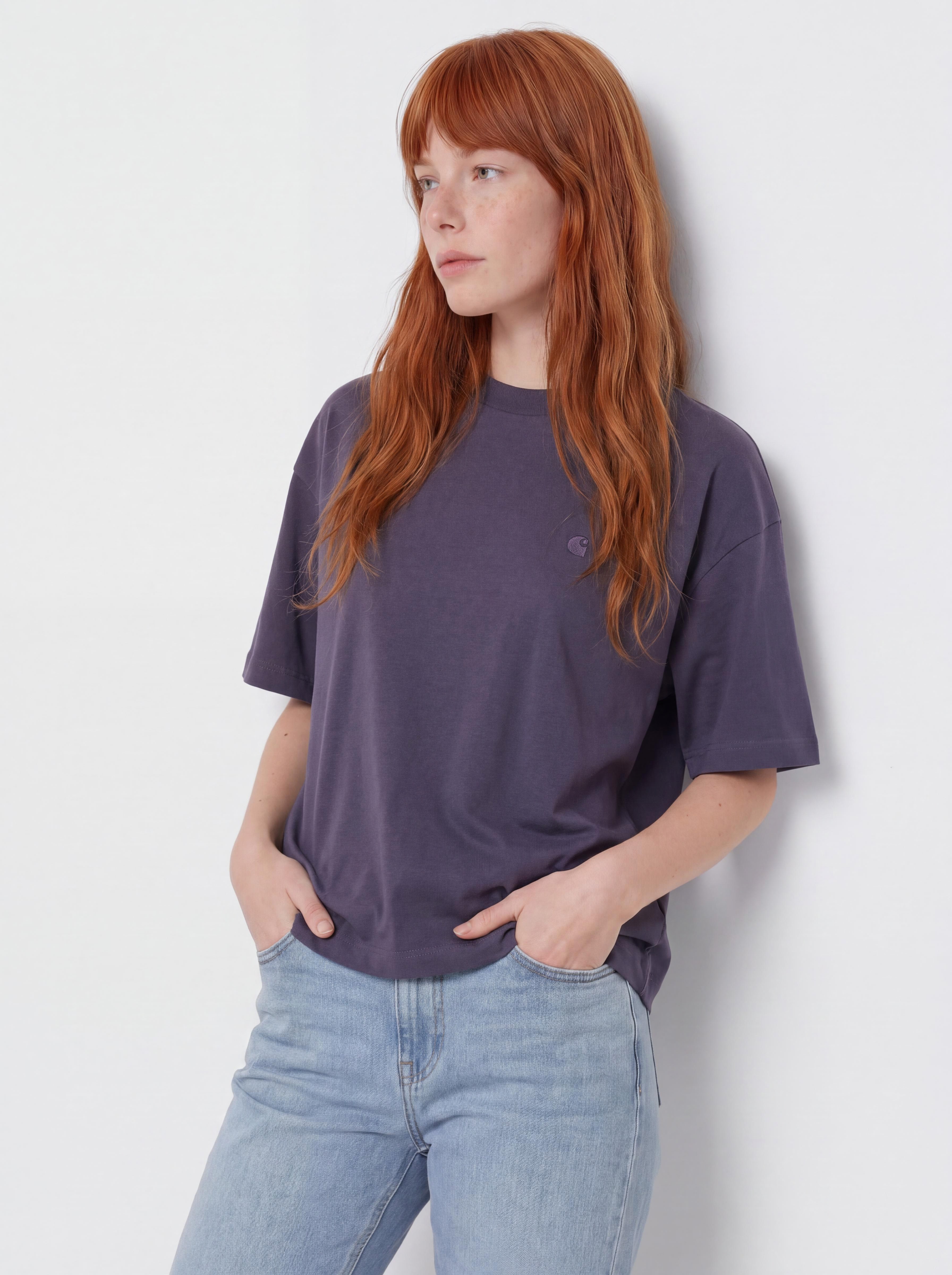 T-shirt Carhartt WIP Chester Wmn (shady purple)