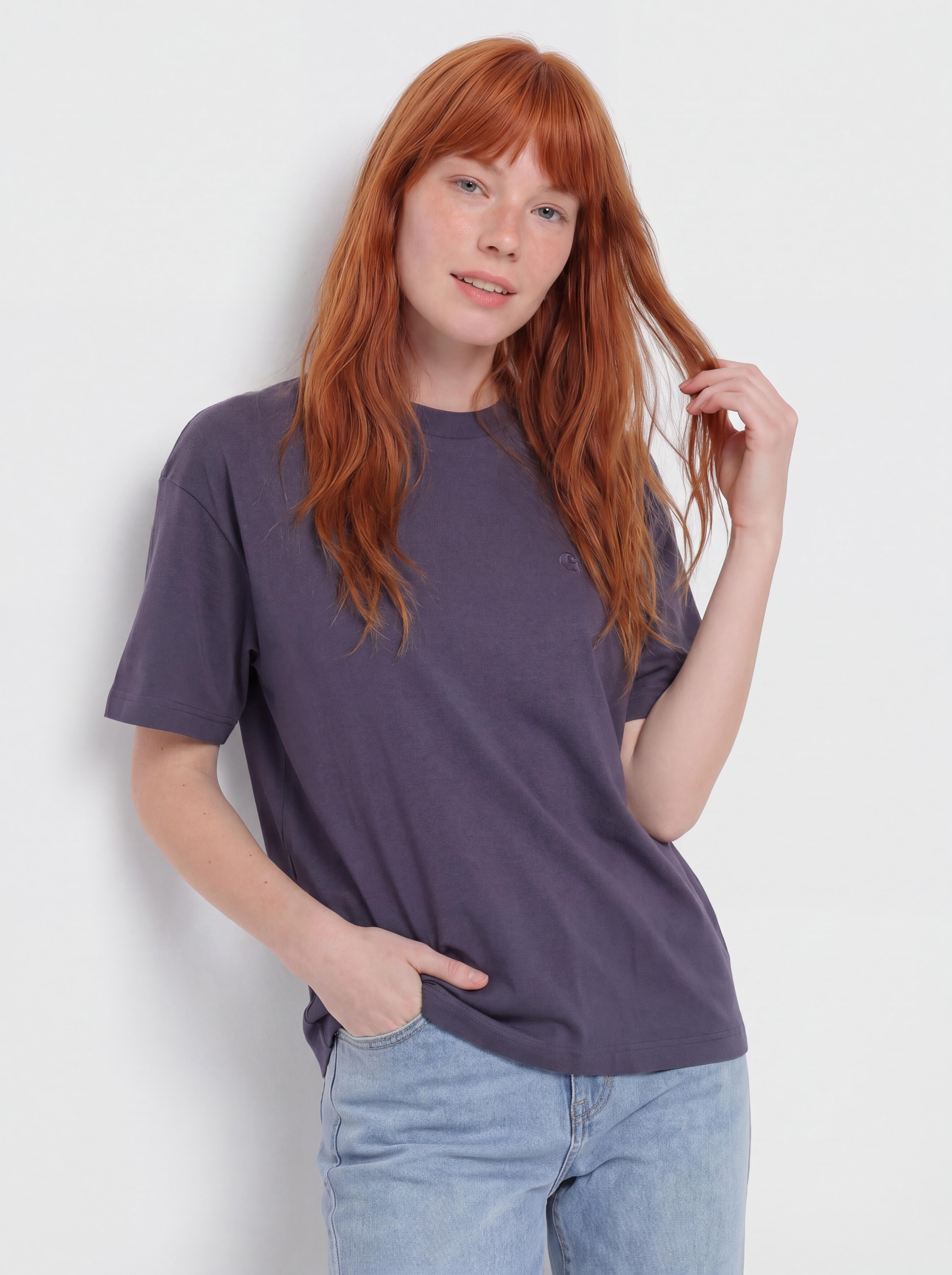 T-shirt Carhartt WIP Chester Wmn (shady purple)