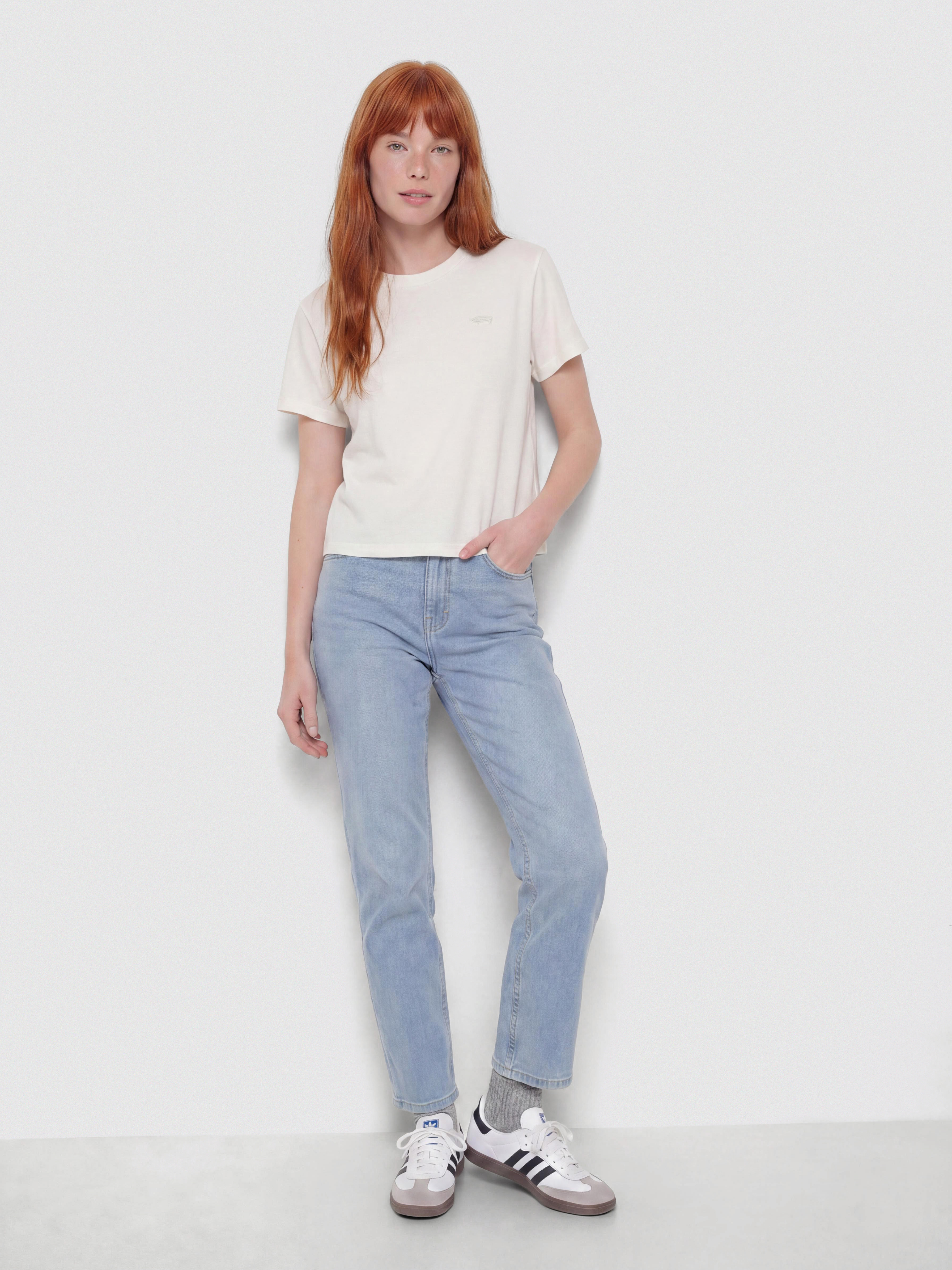T-shirt Vans Salton Crew Wmn (egret)