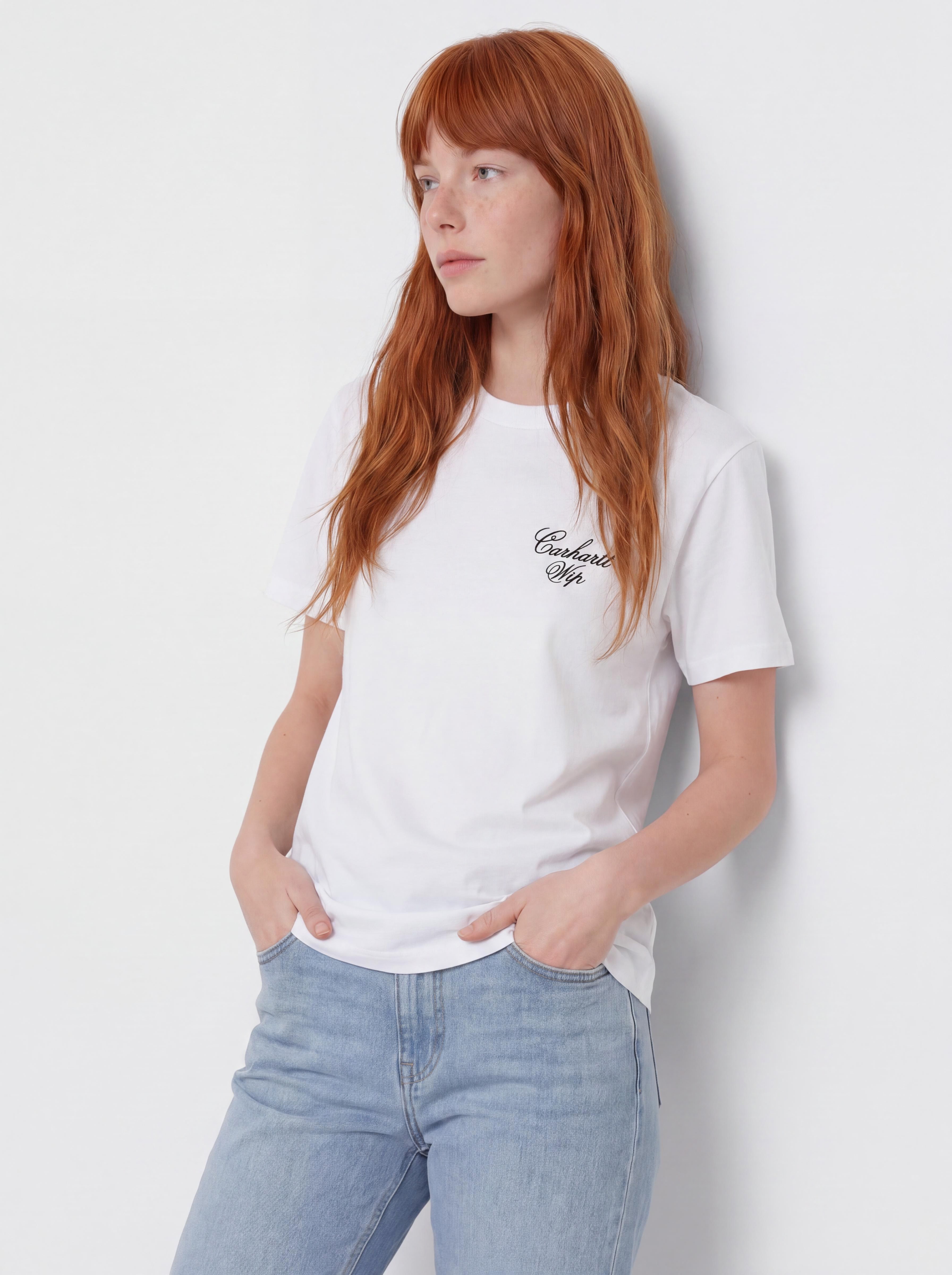 T-shirt Carhartt WIP Gracious Wmn (white)