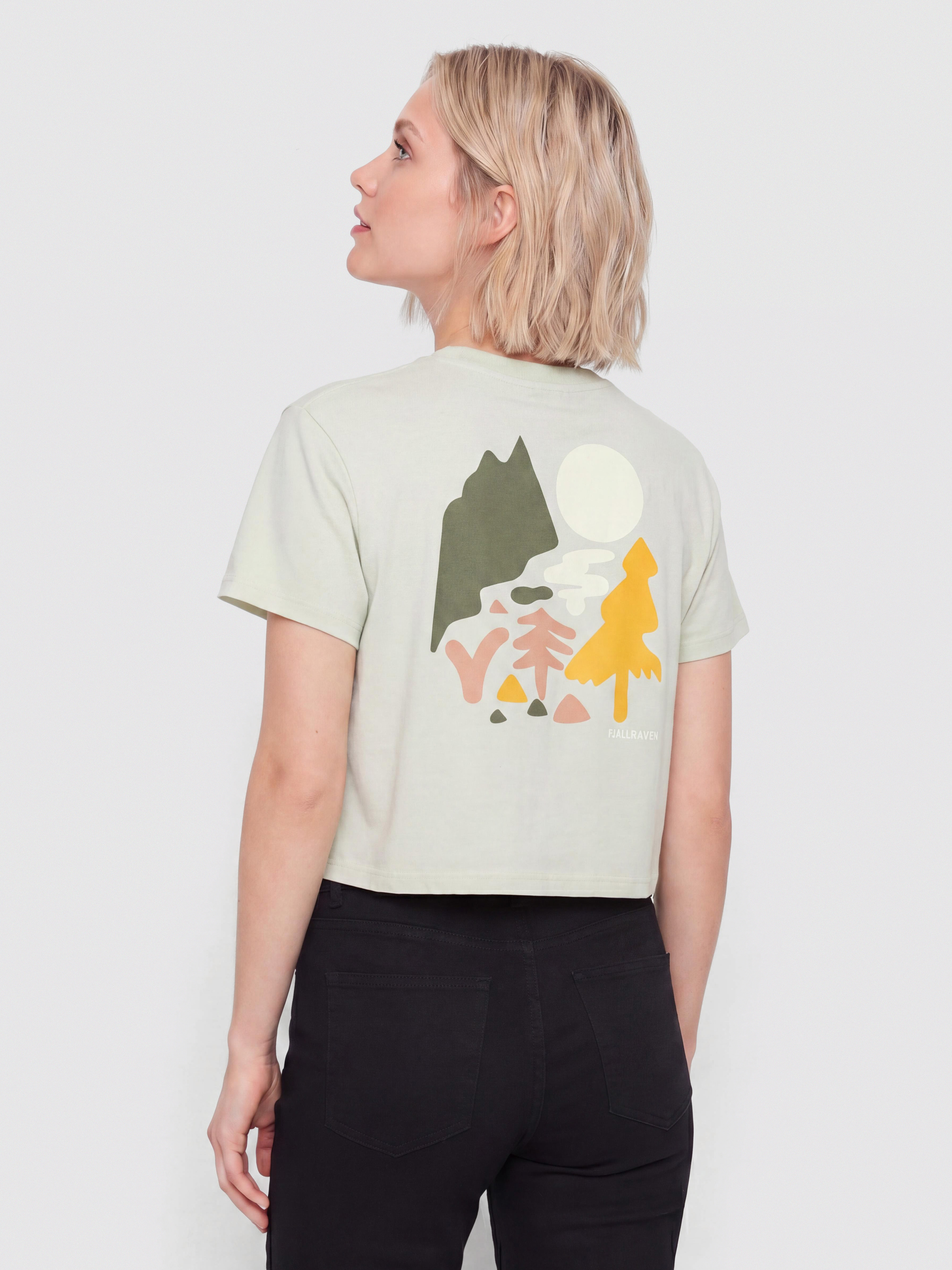T-shirt Fjallraven Forest Walk Wmn (soft jade)