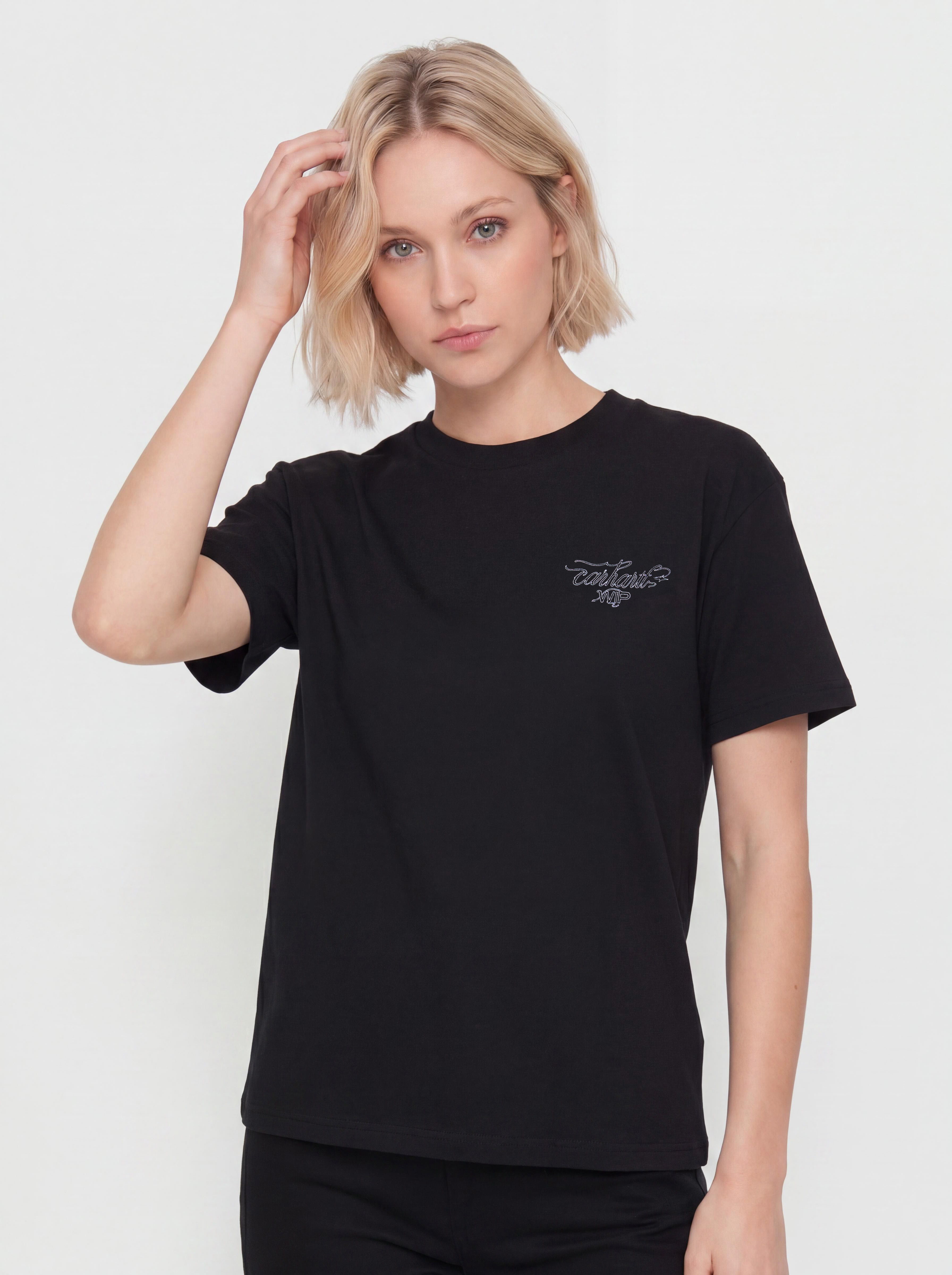 T-shirt Carhartt WIP Julia Klenovsky Wmn (black)