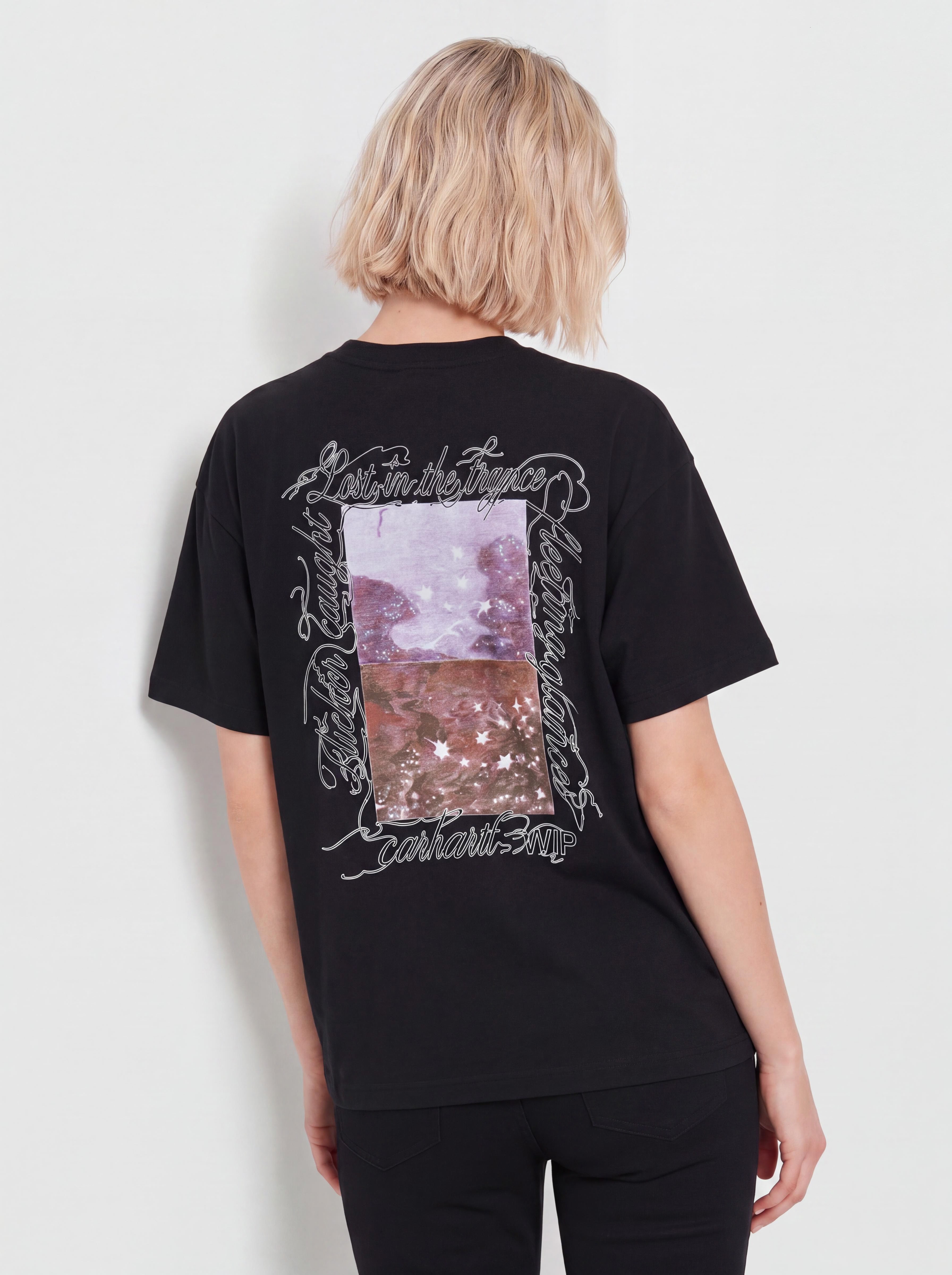T-shirt Carhartt WIP Julia Klenovsky Wmn (black)
