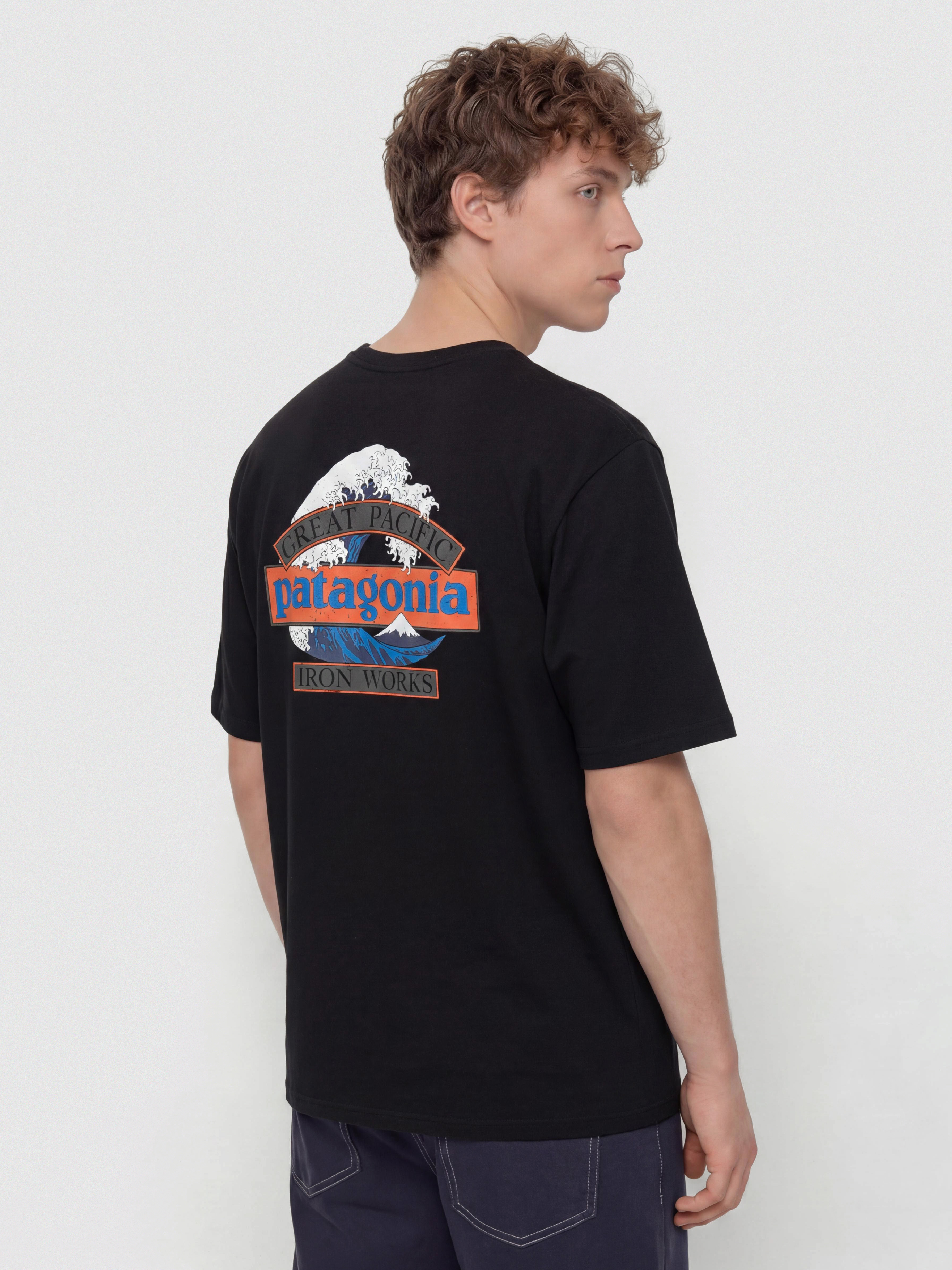 T-shirt Patagonia Great Waves (black)