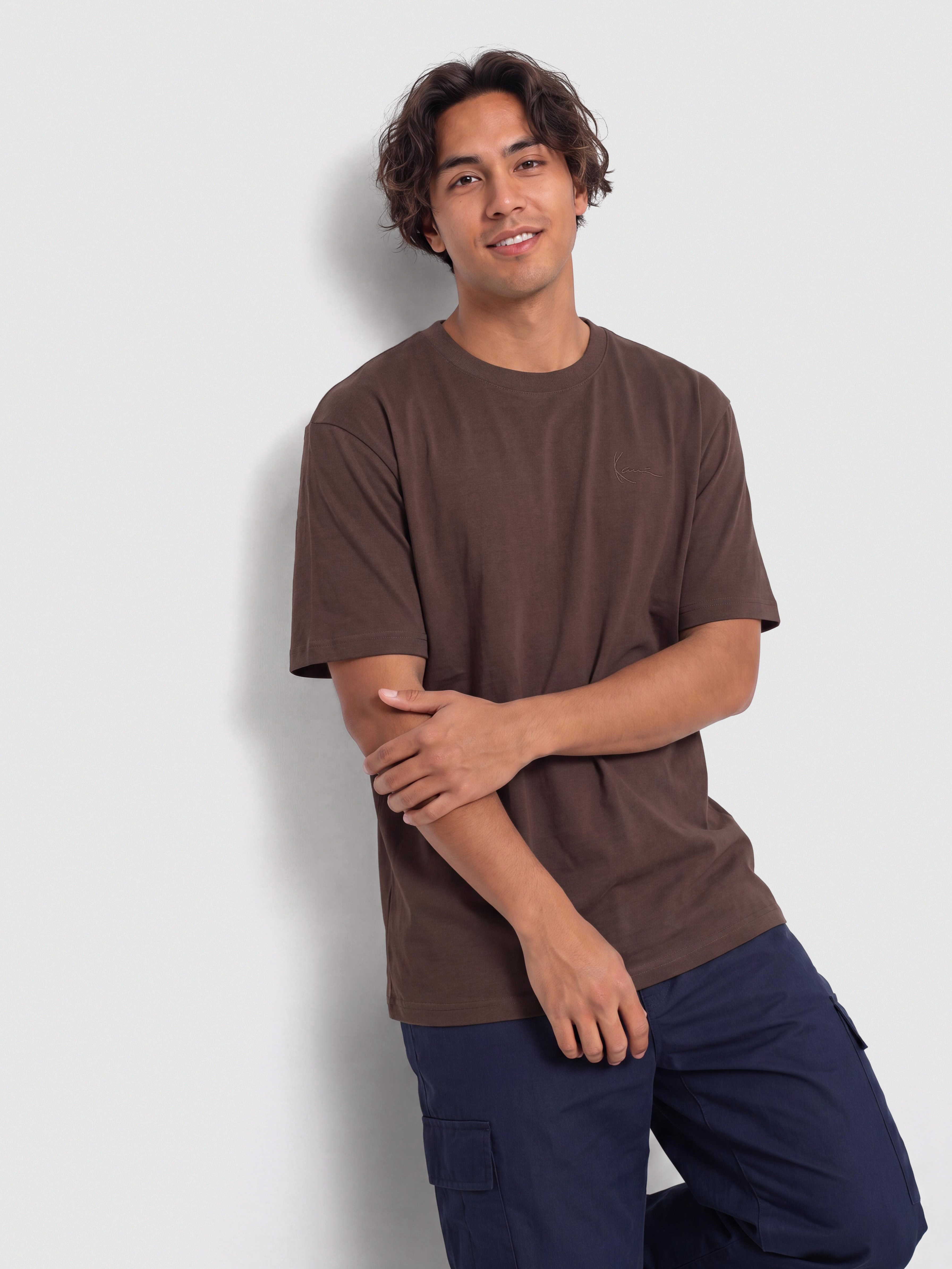 T-shirt Karl Kani Slogan Boxy (brown)