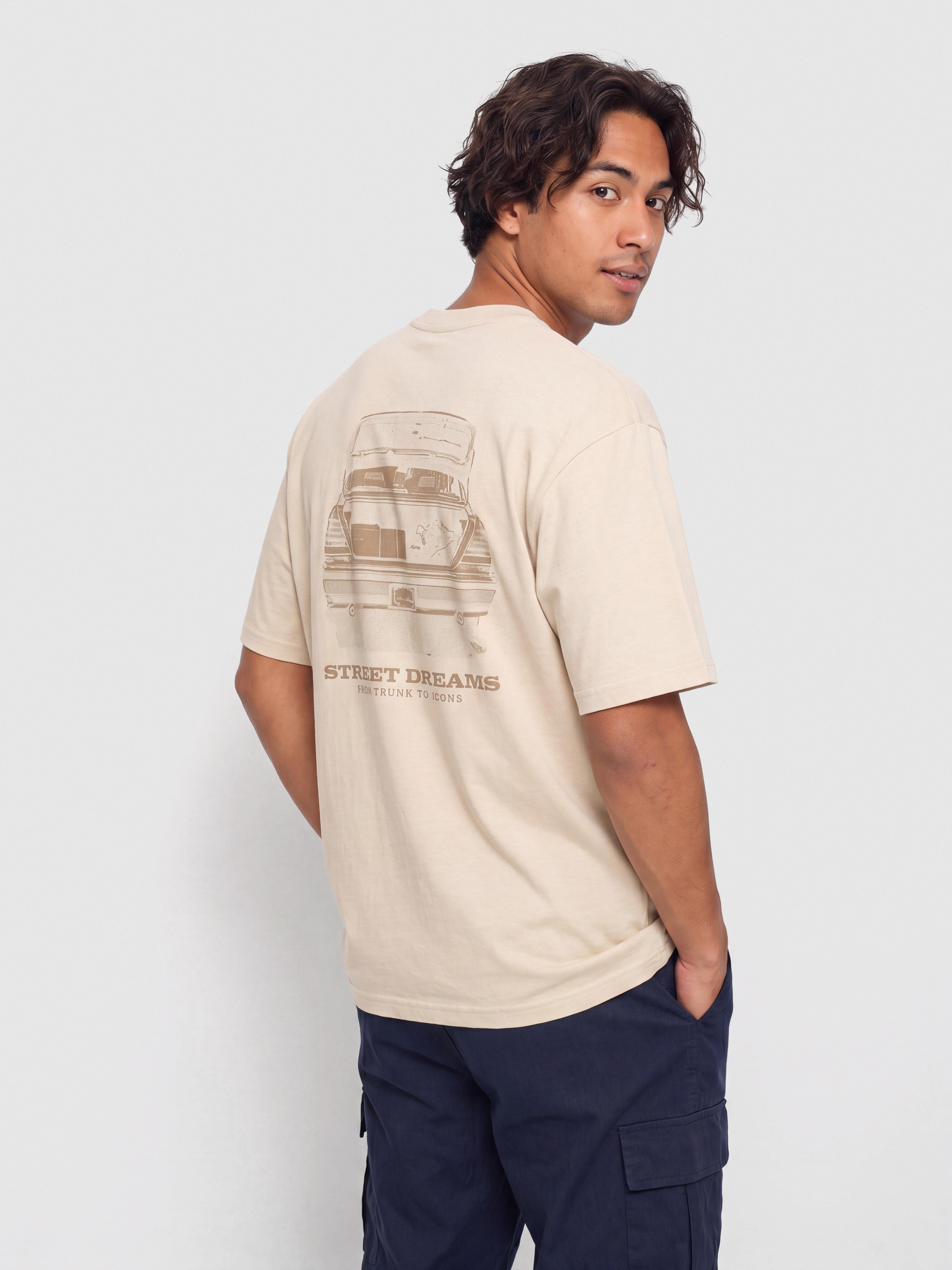 T-shirt Karl Kani Slogan Boxy (beige)