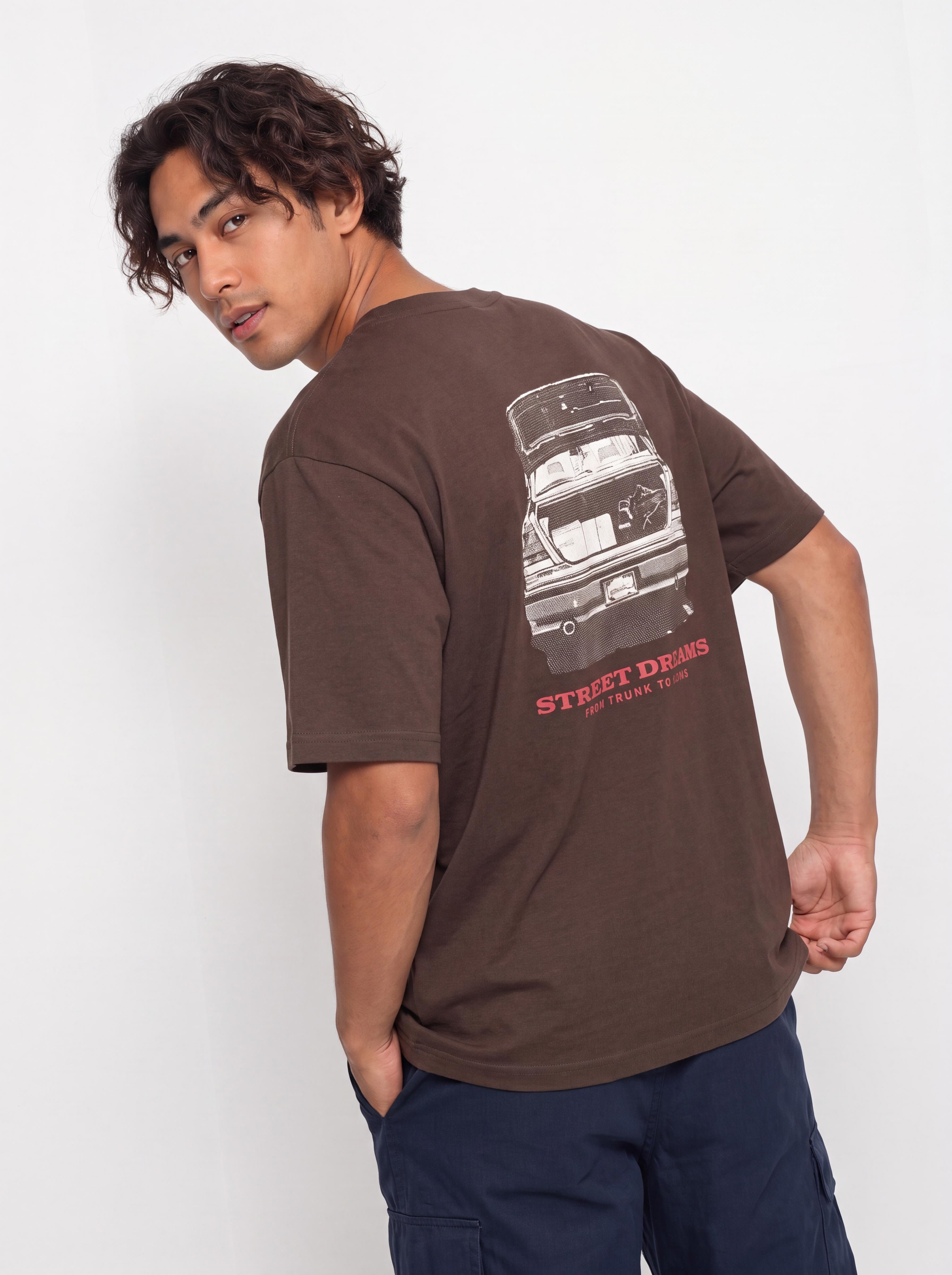 T-shirt Karl Kani Slogan Boxy (brown)