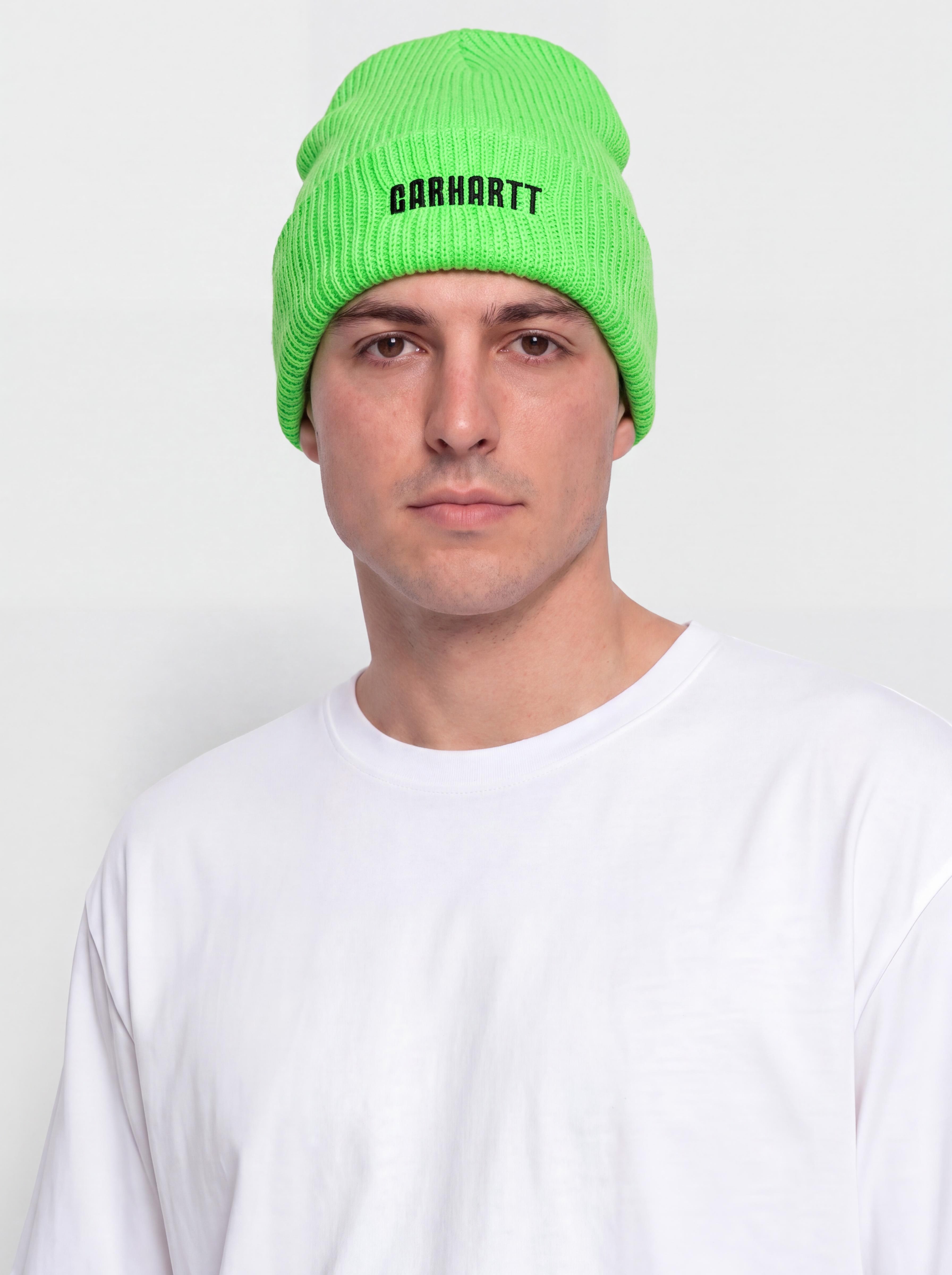 Czapka zimowa Carhartt WIP Industry (lumo green/black)
