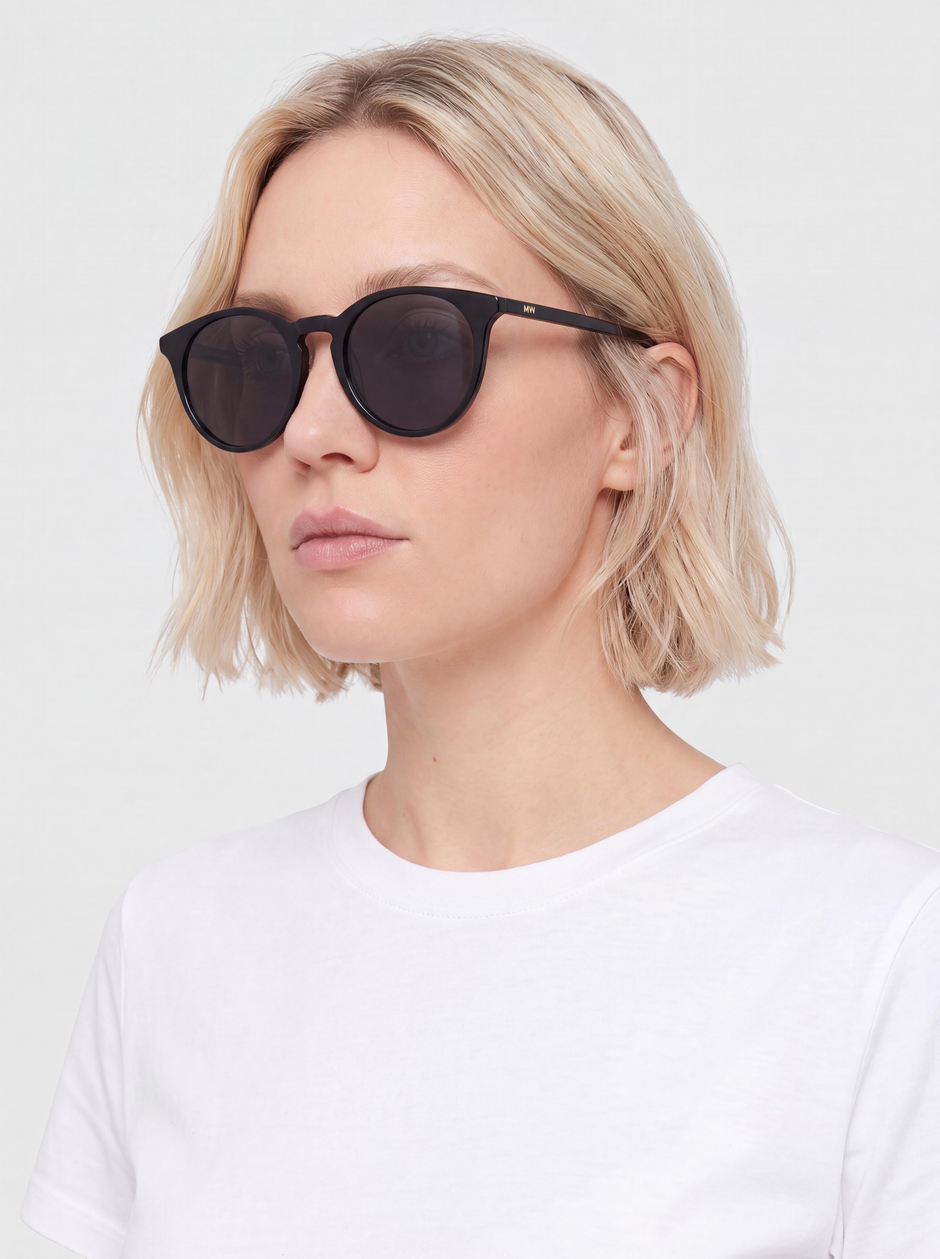 Okulary przeciwsłoneczne MessyWeekend New Depp (black/grey)