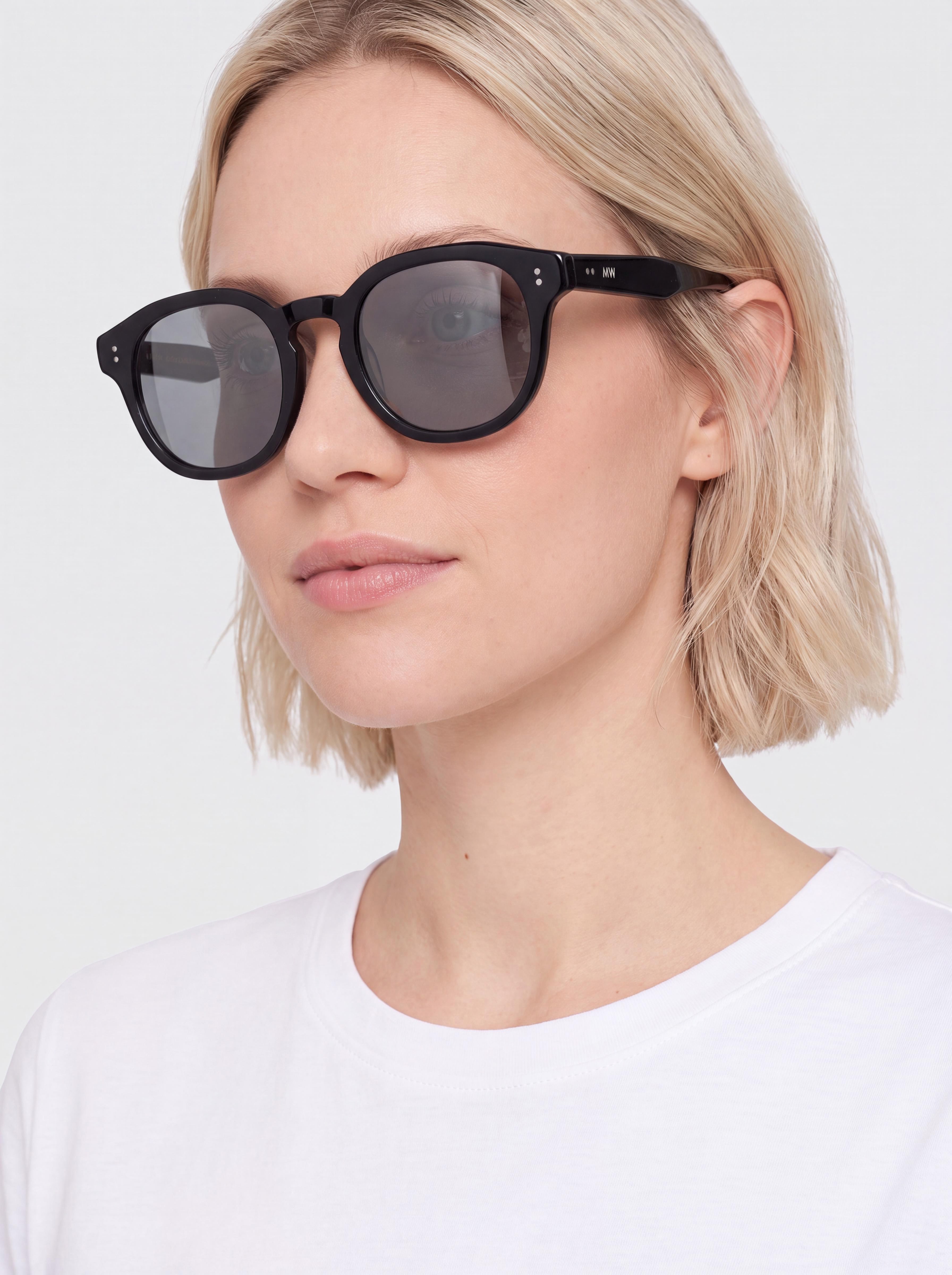 Okulary przeciwsłoneczne MessyWeekend Bille (black/grey)