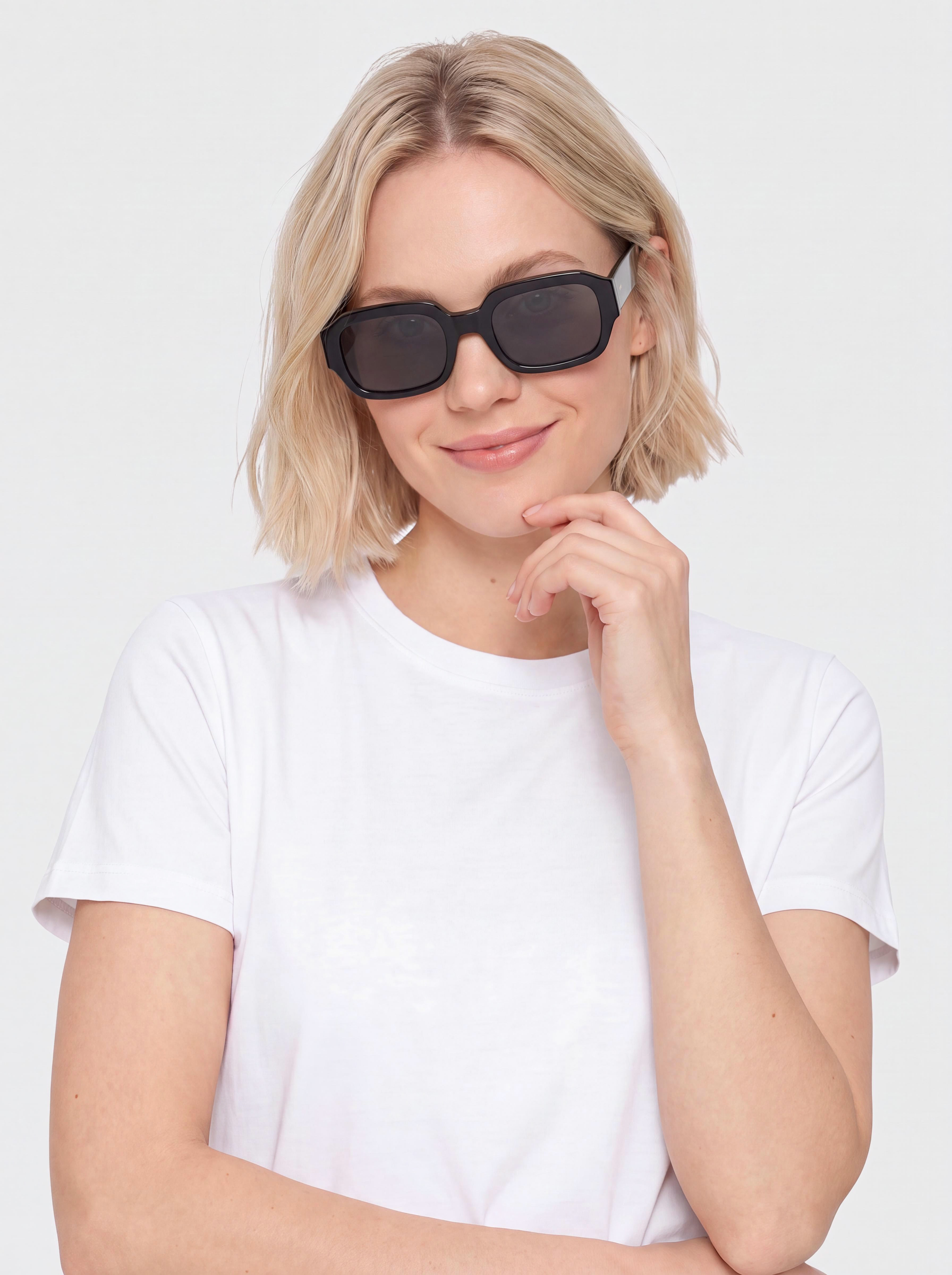 Okulary przeciwsłoneczne MessyWeekend Downey (black/grey)