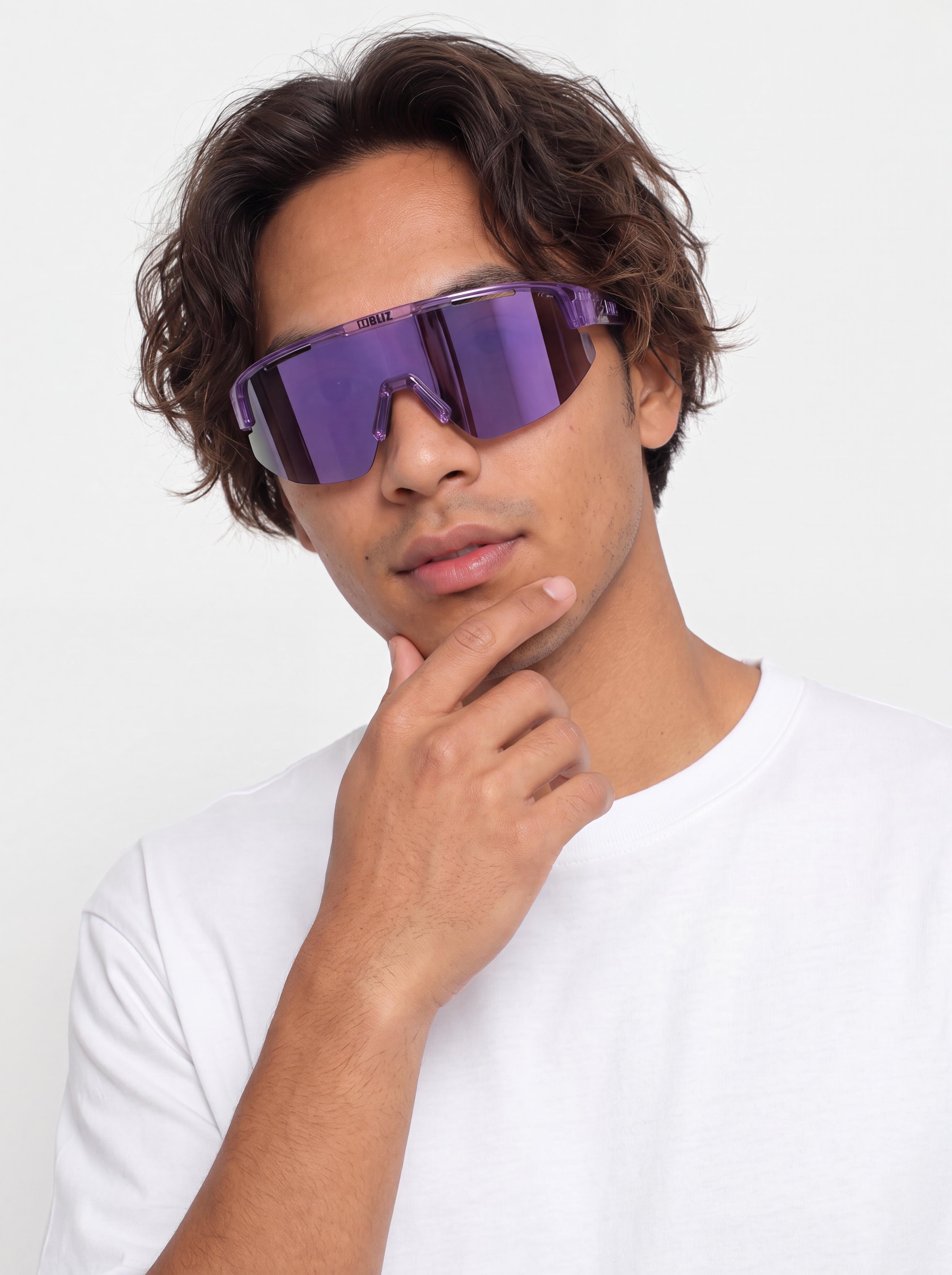 Okulary przeciwsłoneczne Bliz Matrix (transparant purple/smoke w purple multi)