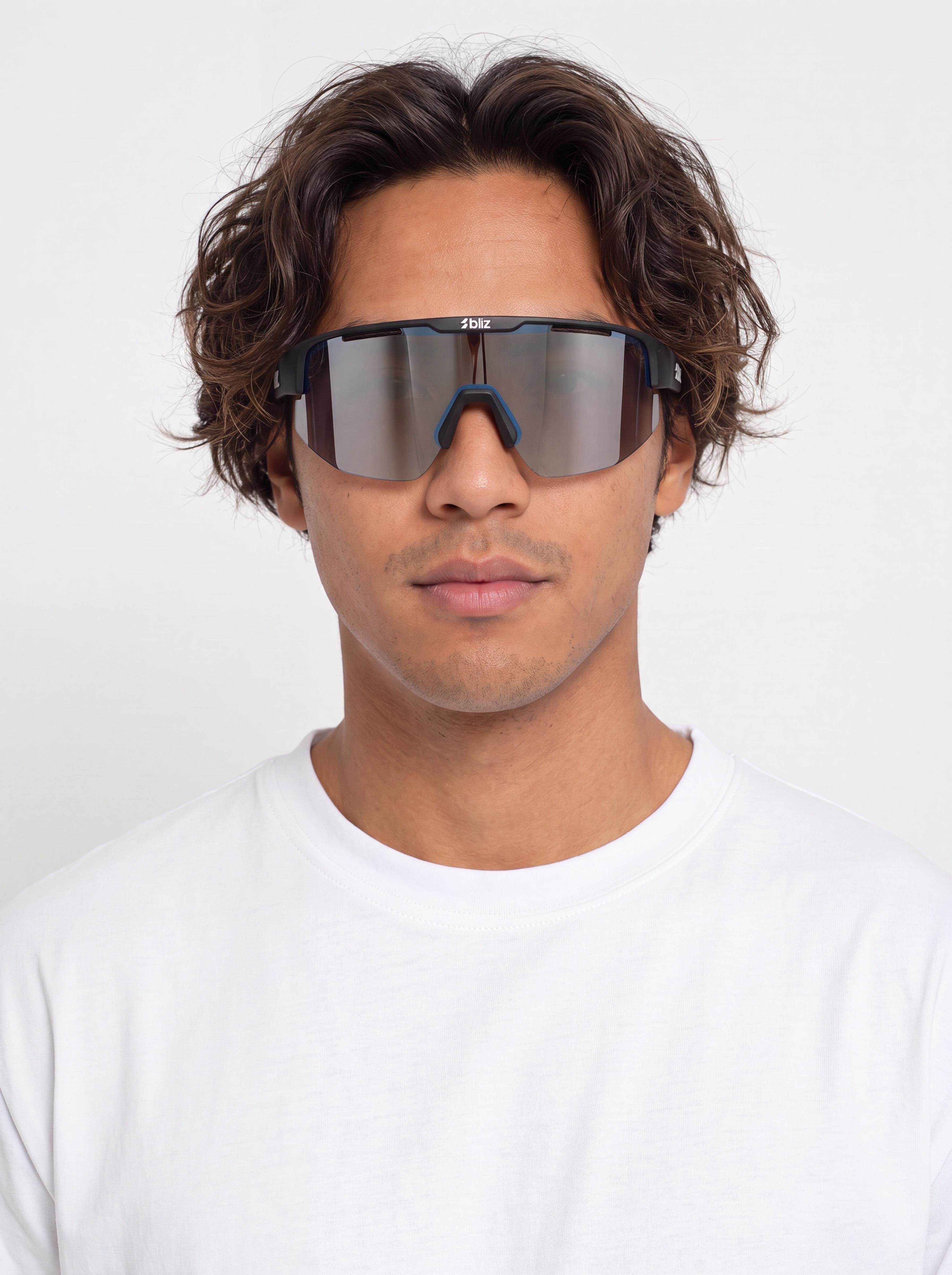 Okulary przeciwsłoneczne Bliz Matrix (matt black/nano optics photochromic brown w blue multi)