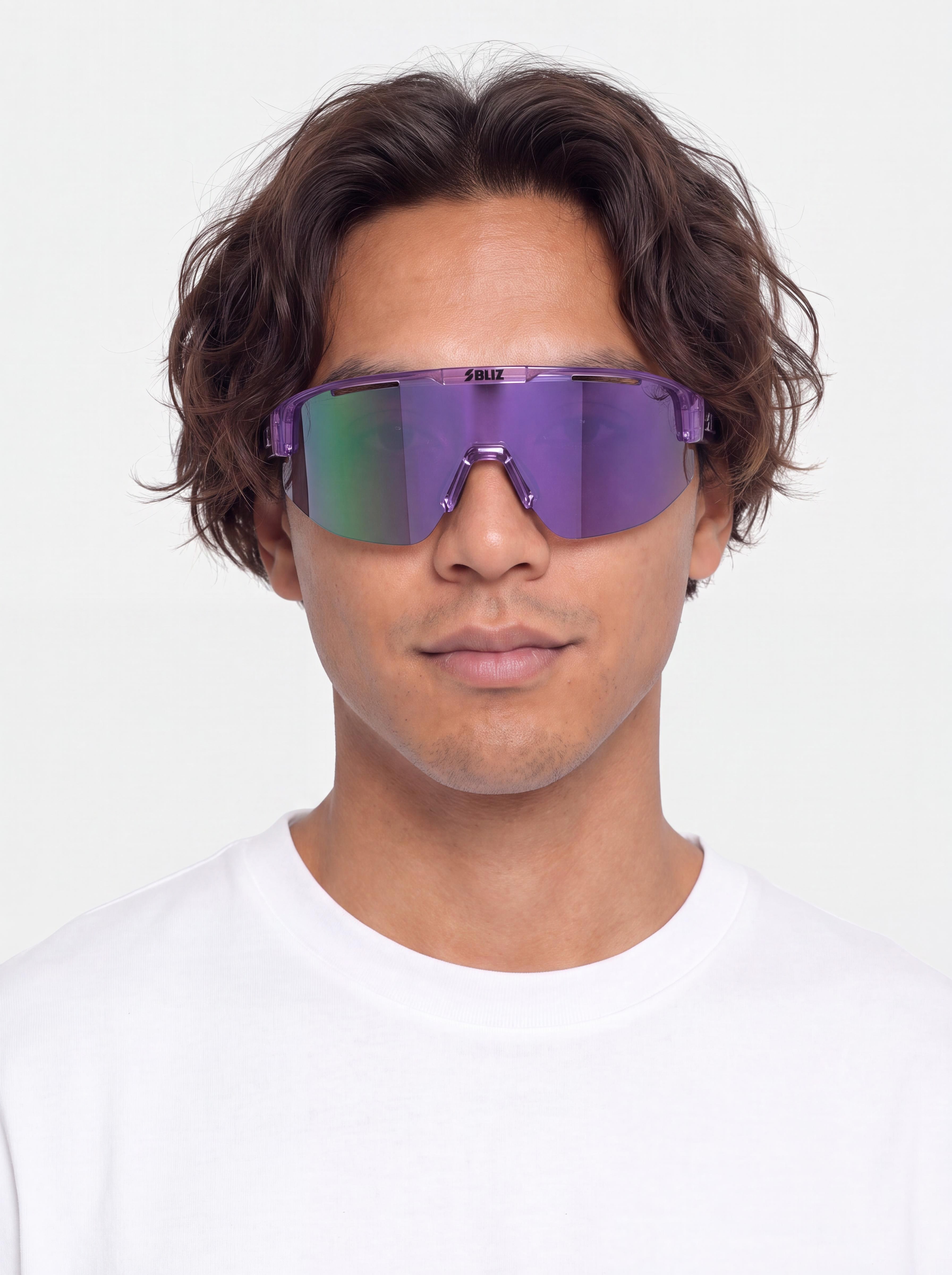Okulary przeciwsłoneczne Bliz Matrix (transparant purple/smoke w purple multi)