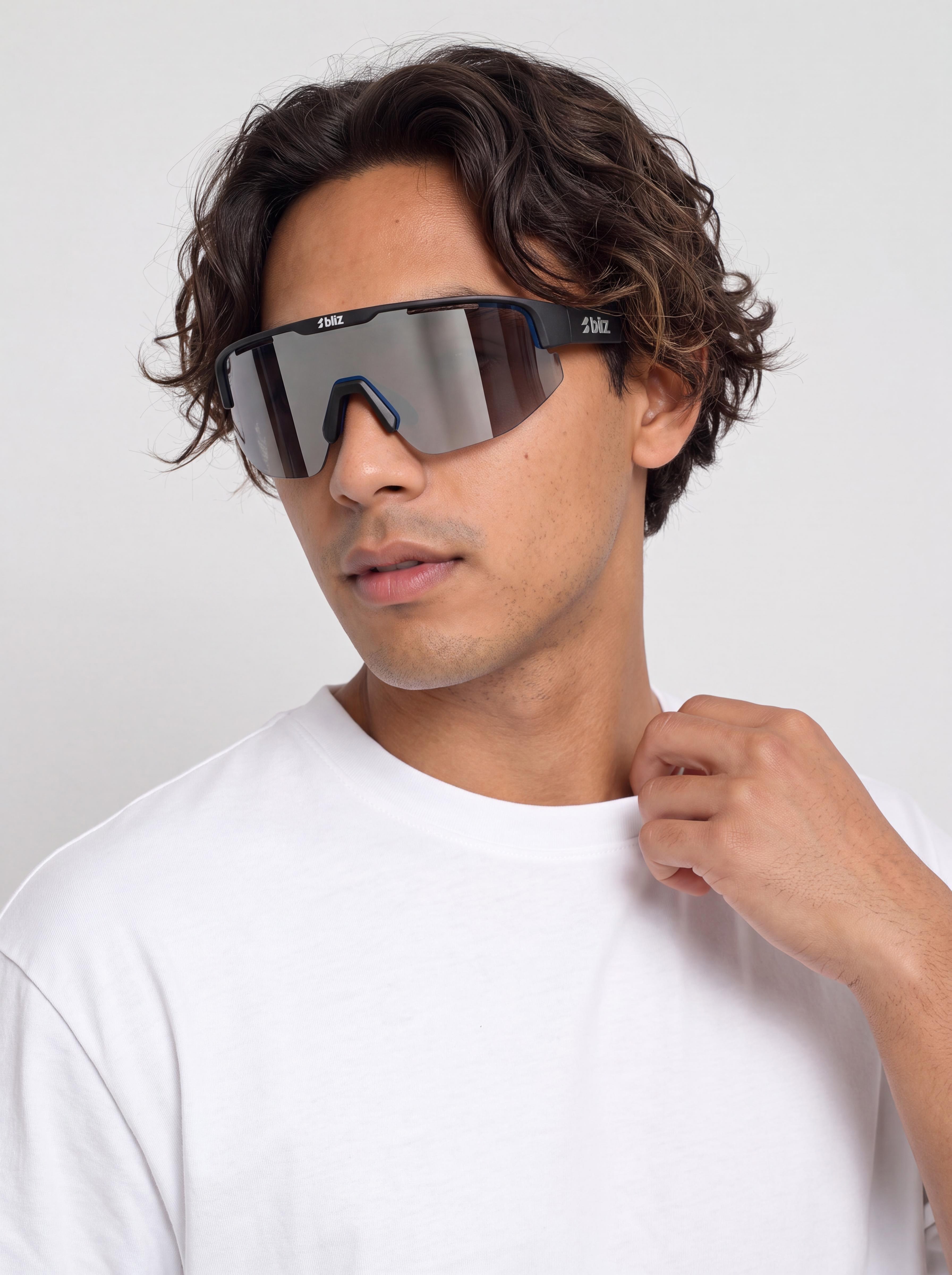 Okulary przeciwsłoneczne Bliz Matrix (matt black/nano optics photochromic brown w blue multi)