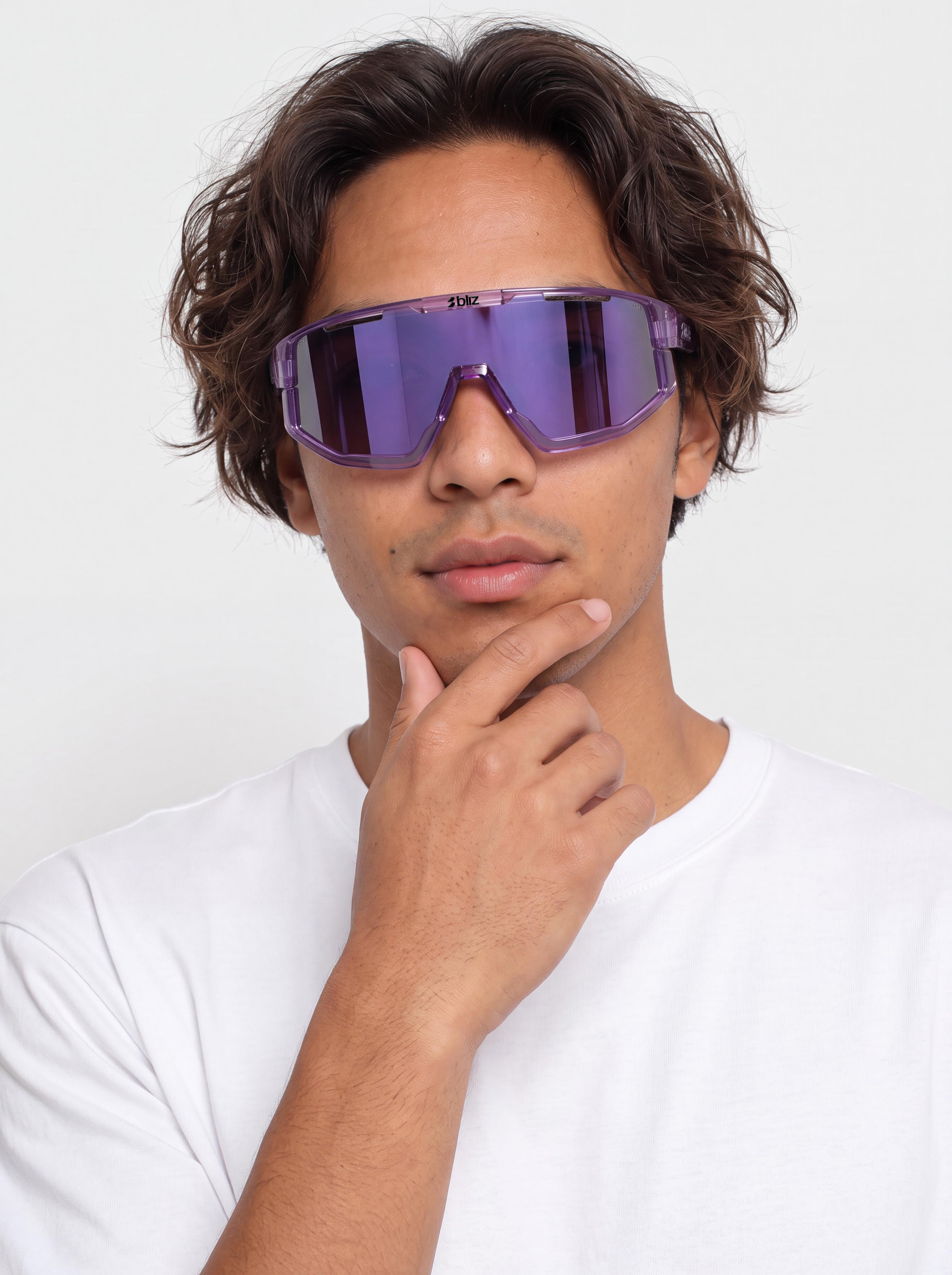 Okulary przeciwsłoneczne Bliz Matrix (transparant purple/smoke w purple multi)