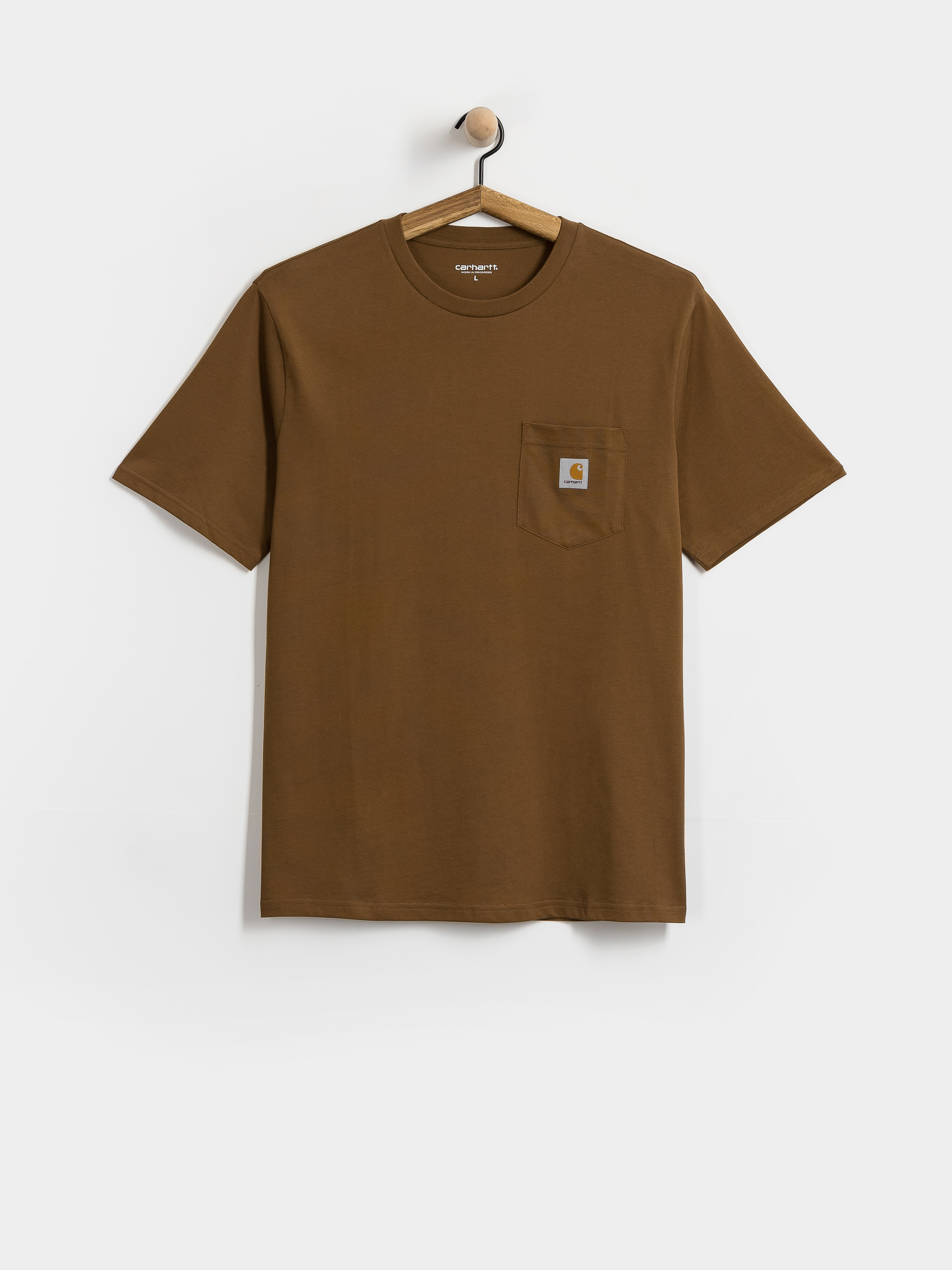 T-shirt Carhartt WIP Pocket (wip h brown)
