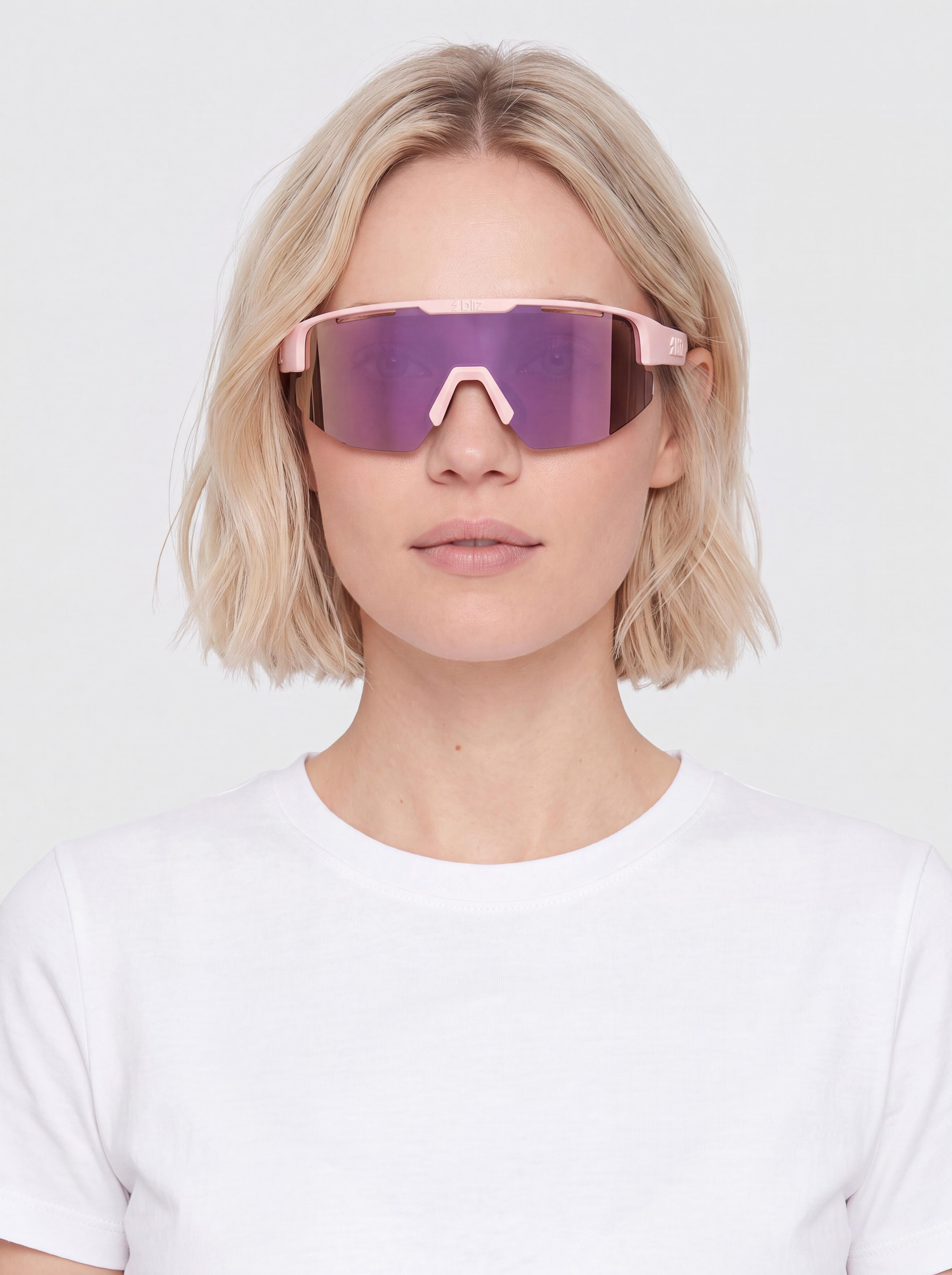 Okulary przeciwsłoneczne Bliz Matrix Small (matt powder pink/brown w rosé multi)