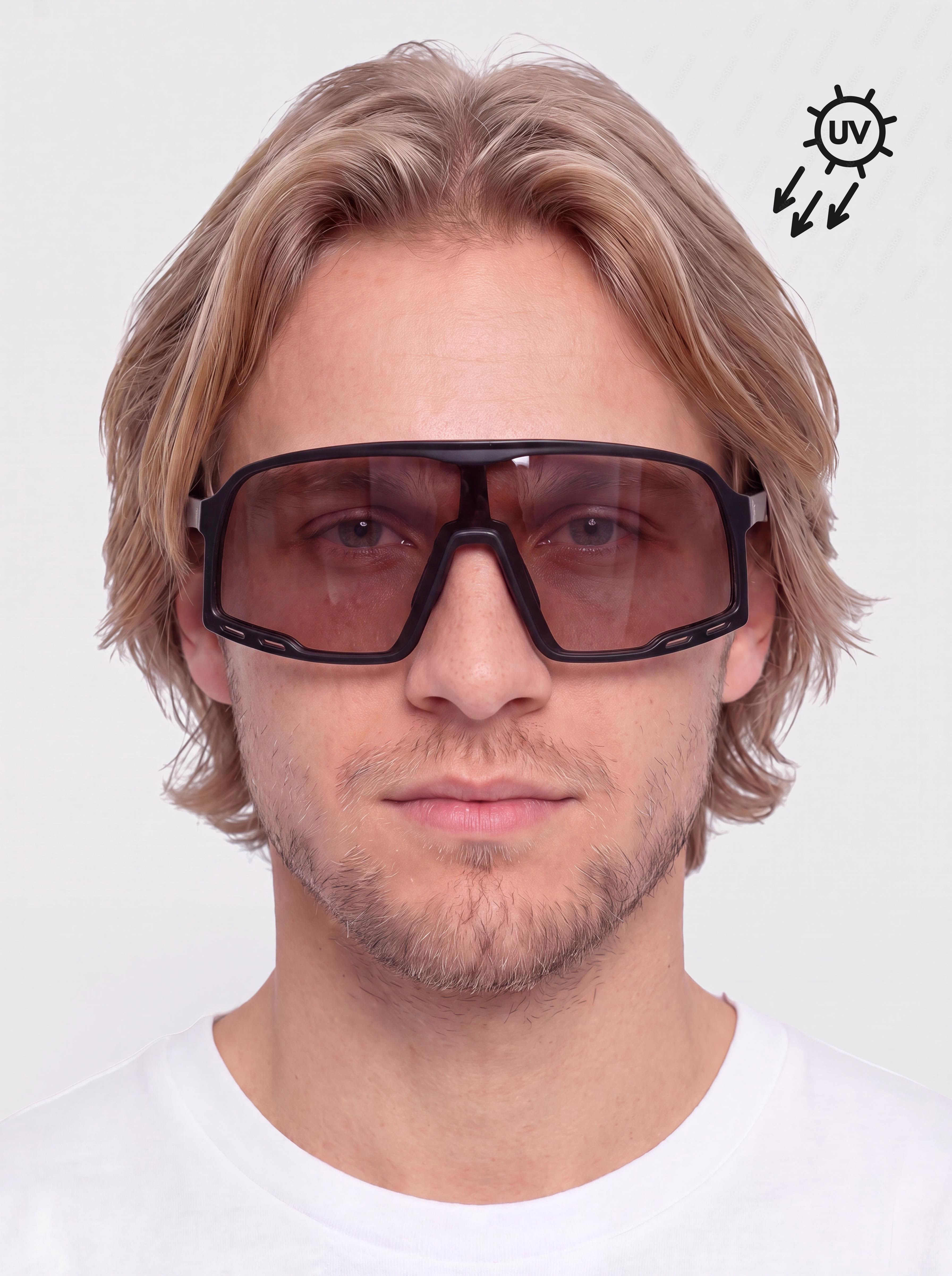 Okulary przeciwsłoneczne CHPO Henrik (matte black/transparent)