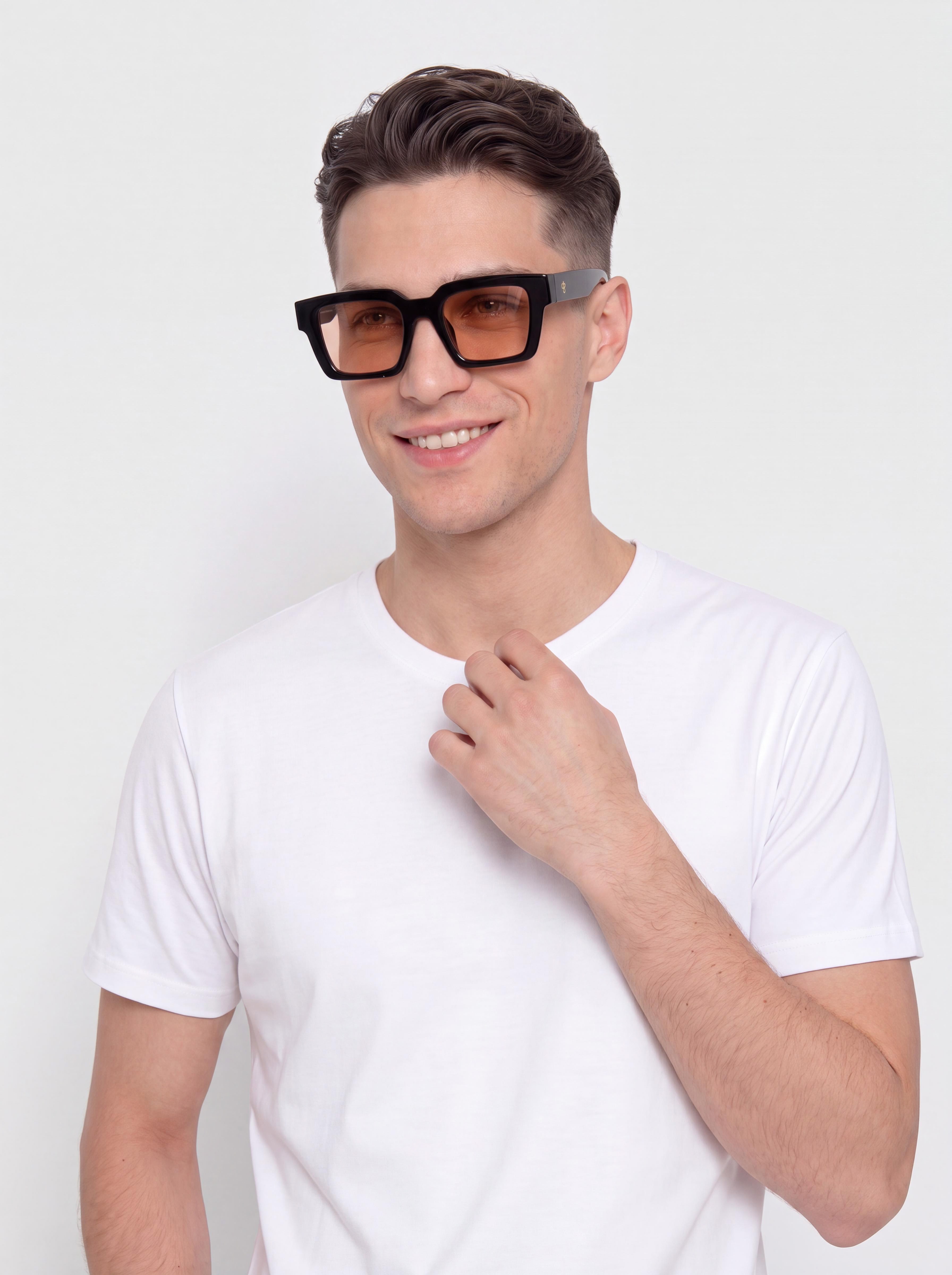 Okulary przeciwsłoneczne CHPO Max (shiny black/light orange)