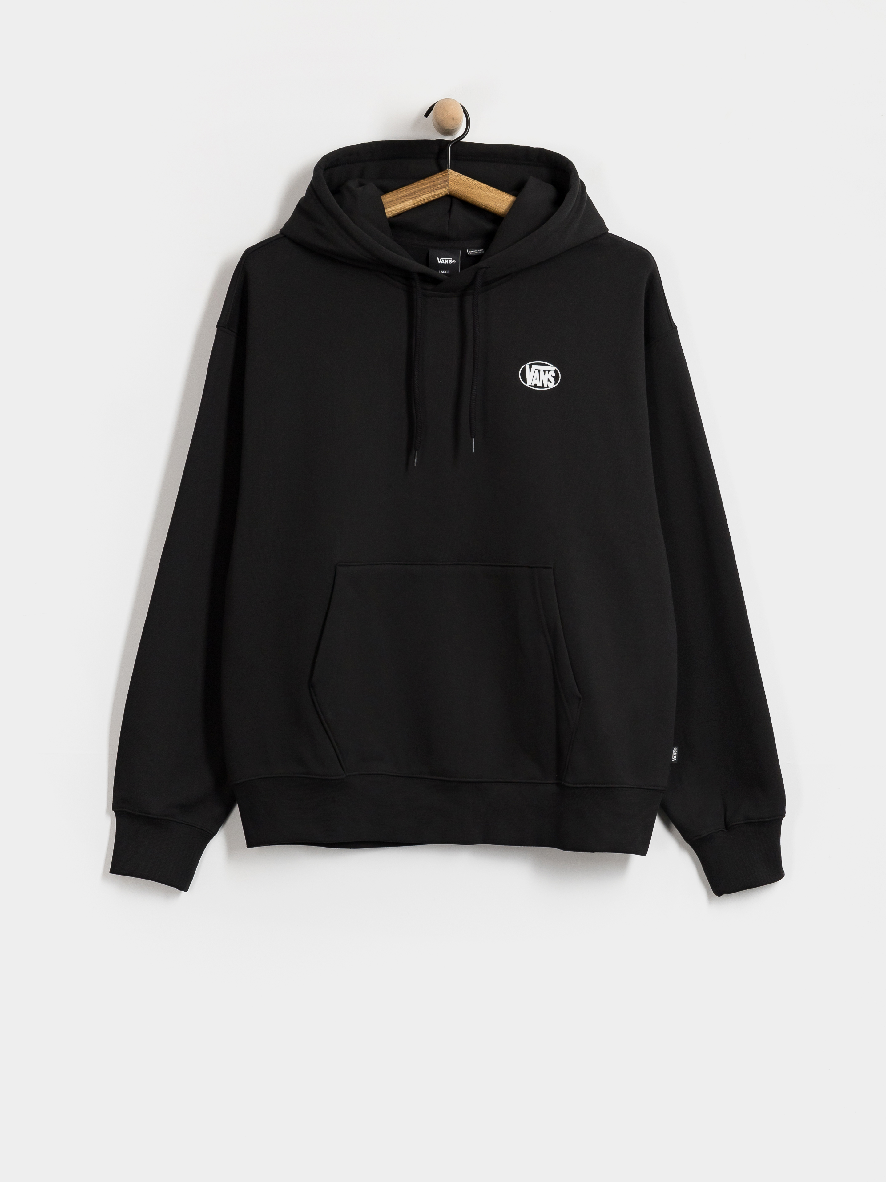 Bluza z kapturem Vans Oval Logo HD (black)