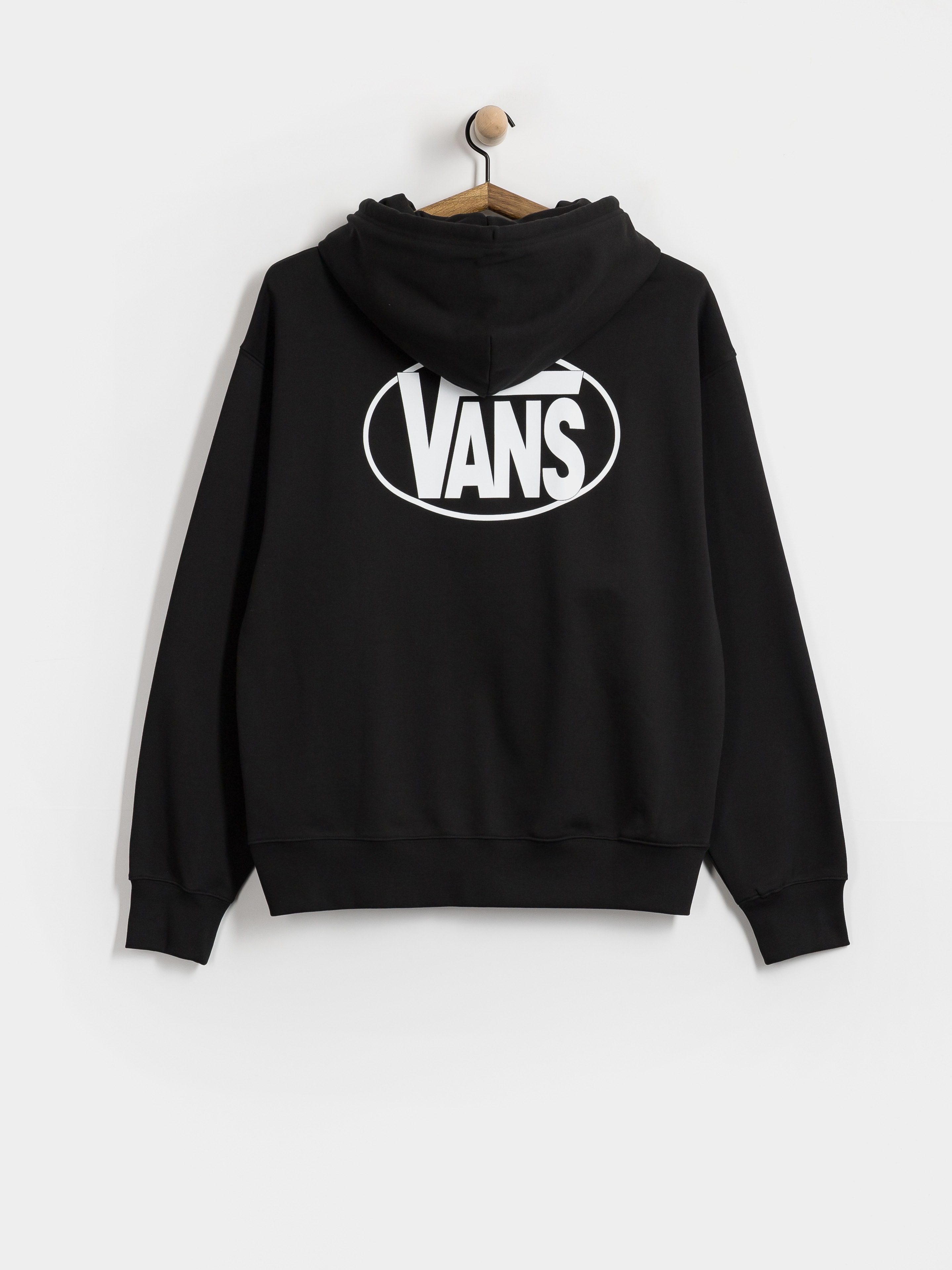 Bluza z kapturem Vans Oval Logo HD (black)