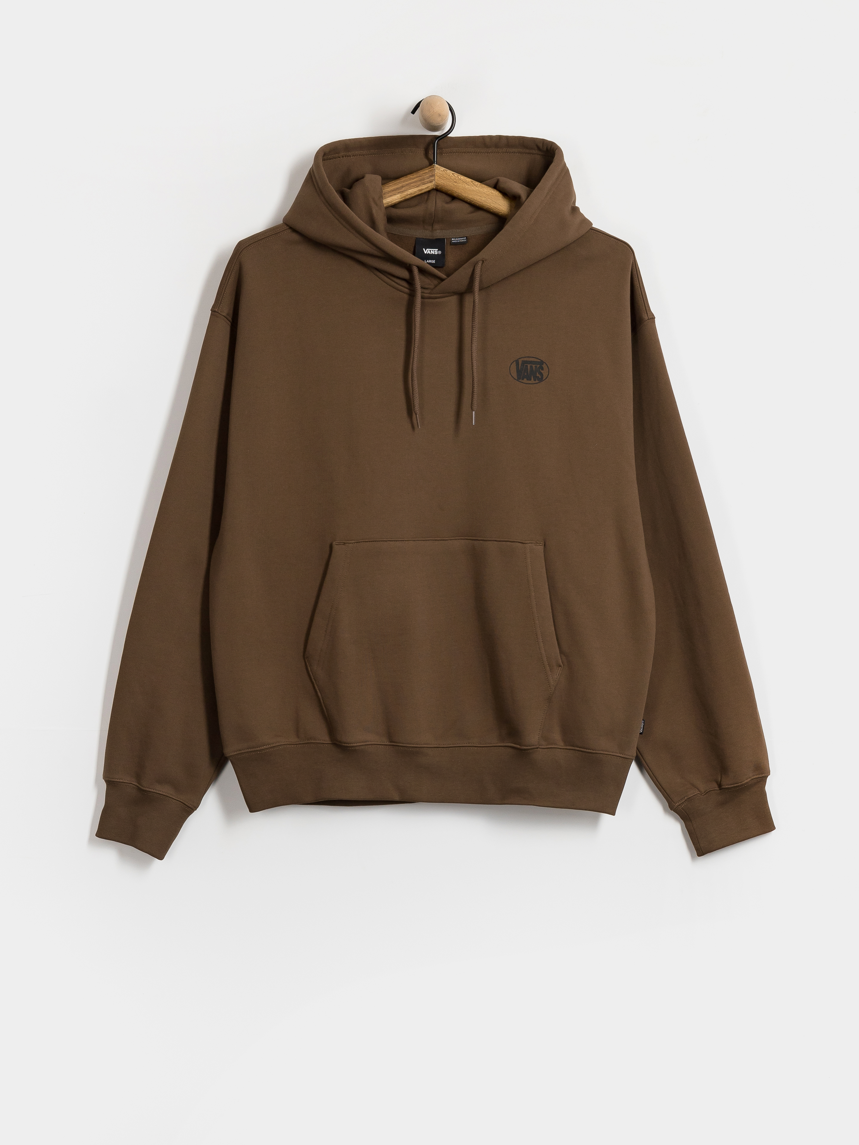 Bluza z kapturem Vans Oval Logo HD (vintage cocoa)