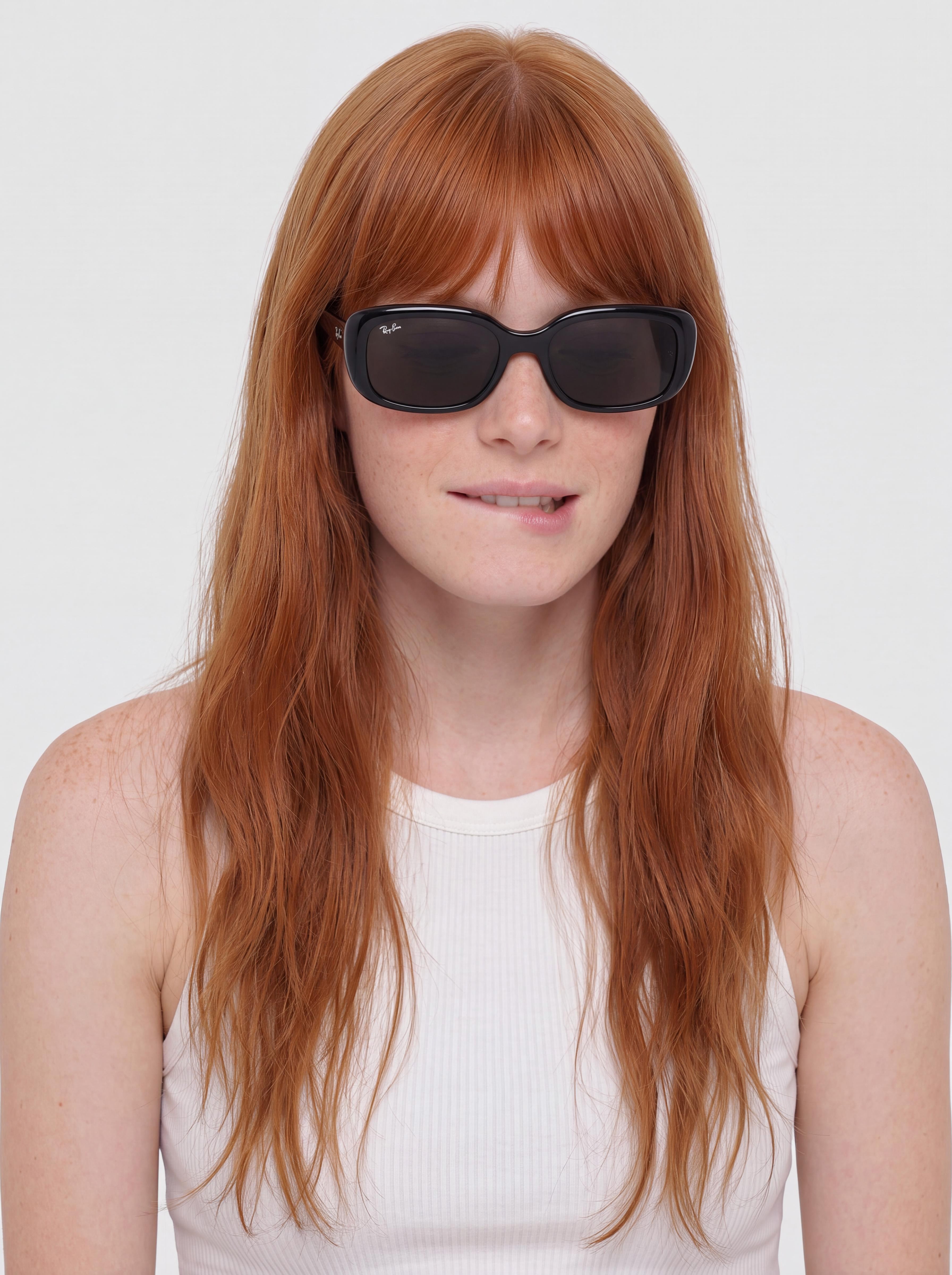 Okulary przeciwsłoneczne Ray-Ban Rb4421D (polerowany czarny/ciemnoszary)